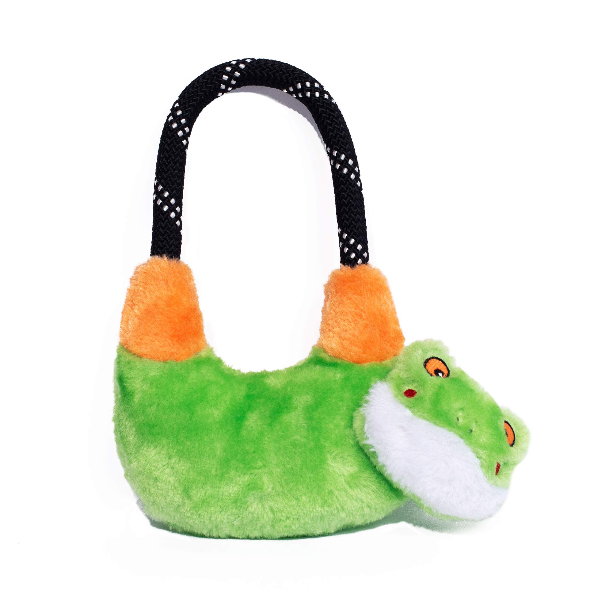 ZippyPaws RopeHangerz Interactive Rope Tug Dog Toy - Tree Frog Design for Aggressive Chewers | Perfect for Fetch, Training & Bonding with Your Pet