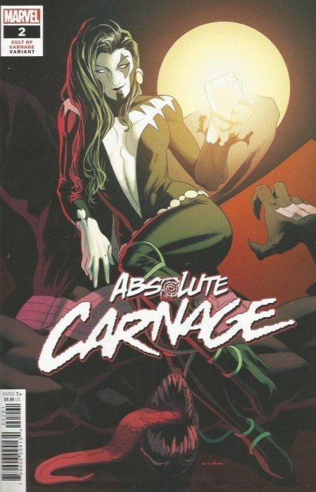Absolute Carnage #2 (of 5) Anka Cult of Carnage Variant 1:25 - Marvel Comics Collector's Edition for Superhero Fans & Comic Book Enthusiasts
