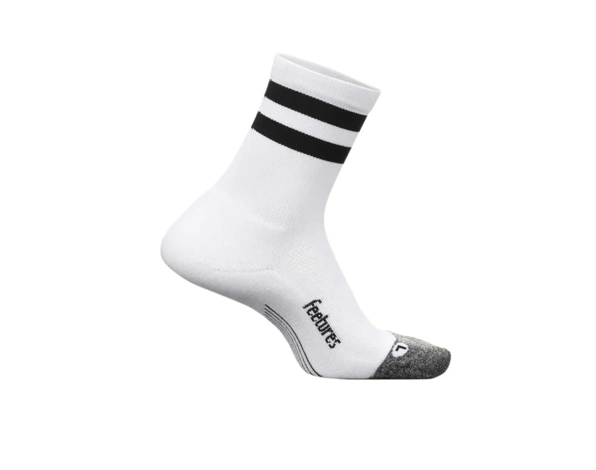 Feetures Elite Light Cushion Mini Crew Socks - Running, Hiking & Athletic Performance Socks for Men & Women - Breathable & Supportive for All-Day Comfort