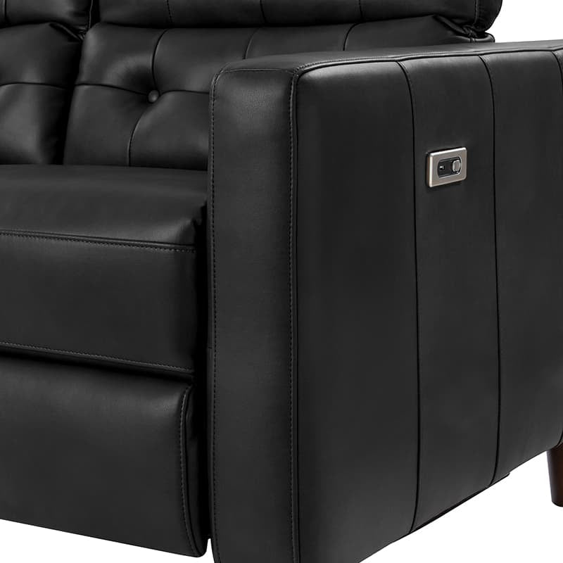 Viktor Mid Century Modern Oversized Power Reclining Sectional Sofa with Adjustable Headrests - Comfortable L-Shaped Couch for Living Room, Home Theater & Family Gatherings
