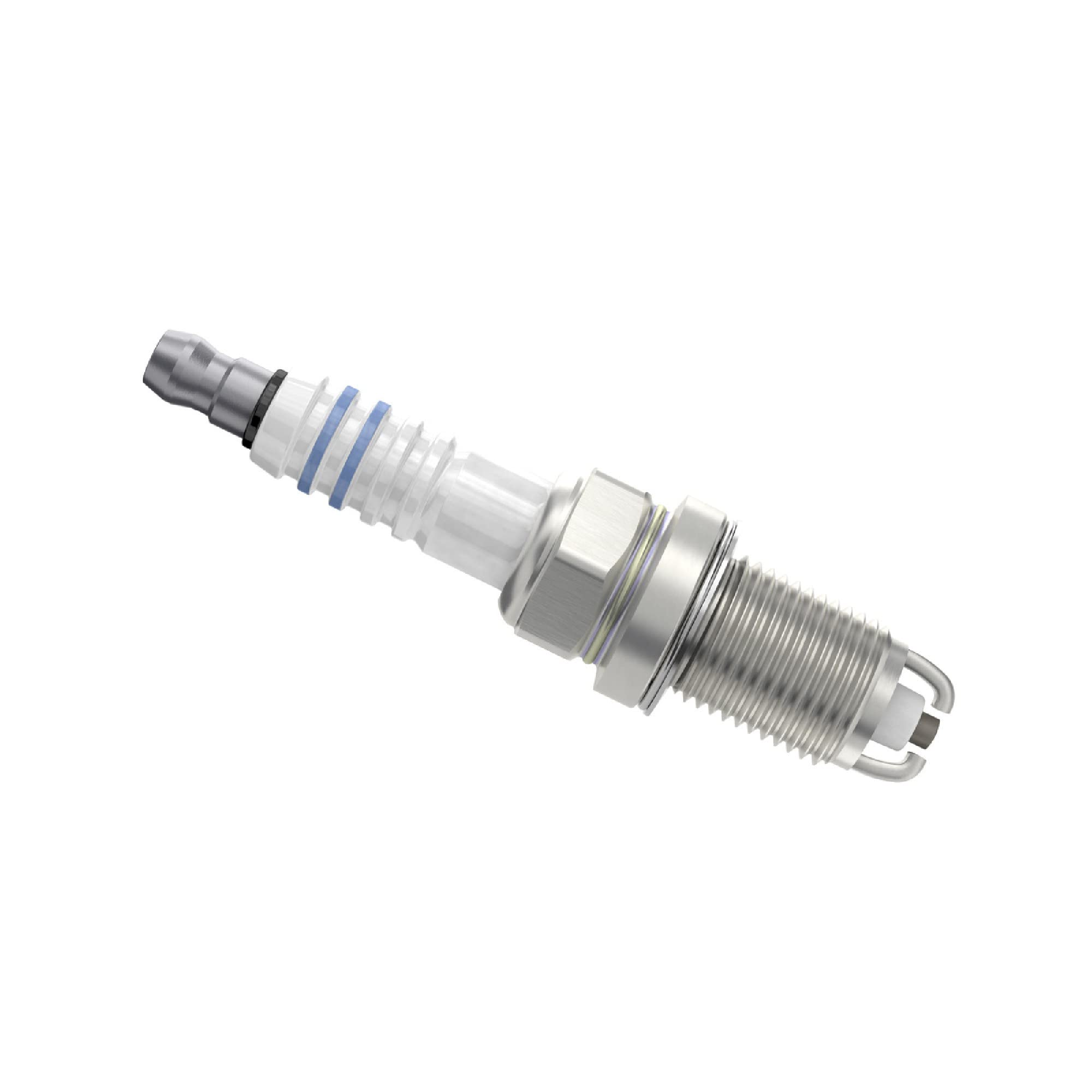 Bosch FR7LDC+7 Spark Plugs - 4 Pack Nickel Alloy Spark Plugs for Improved Engine Performance - Perfect for Cars, Trucks & Motorcycles