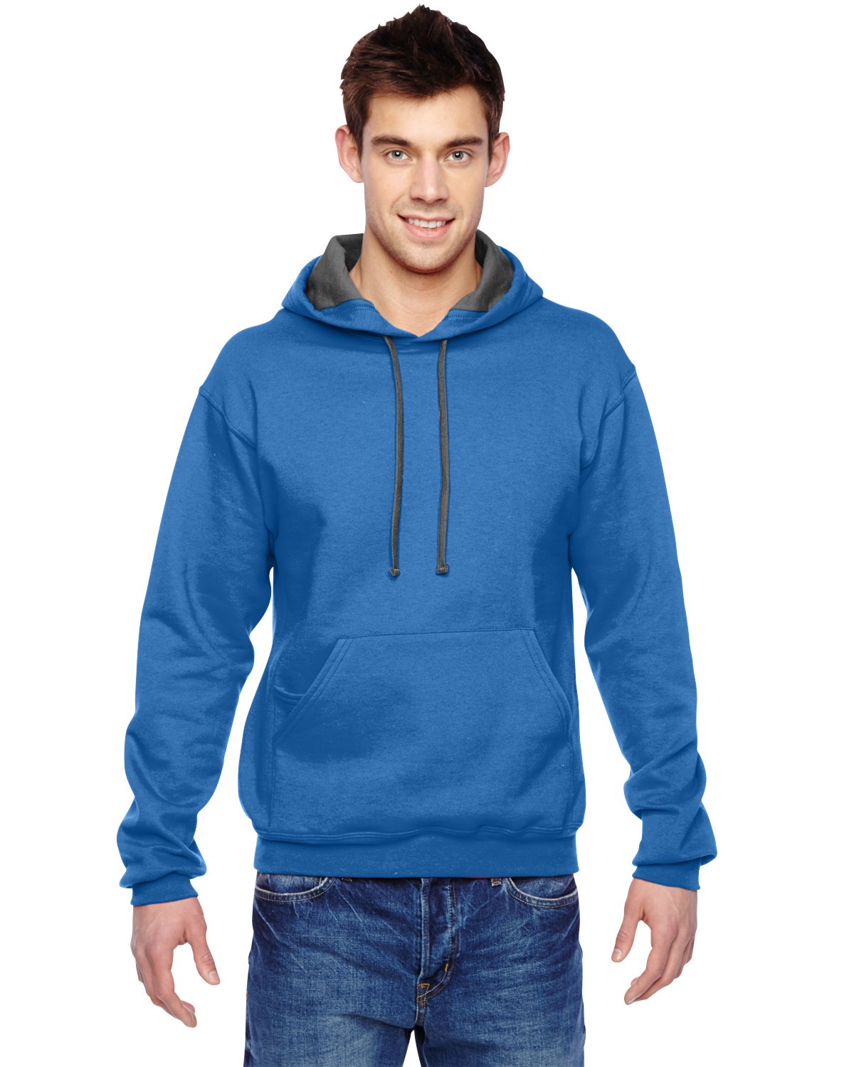 Fruit of the Loom Men's Hooded Sweatshirt - Soft Cotton Pullover Hoodie for Men, Comfortable Casual Wear for Everyday Use, Gym, and Outdoor Activities