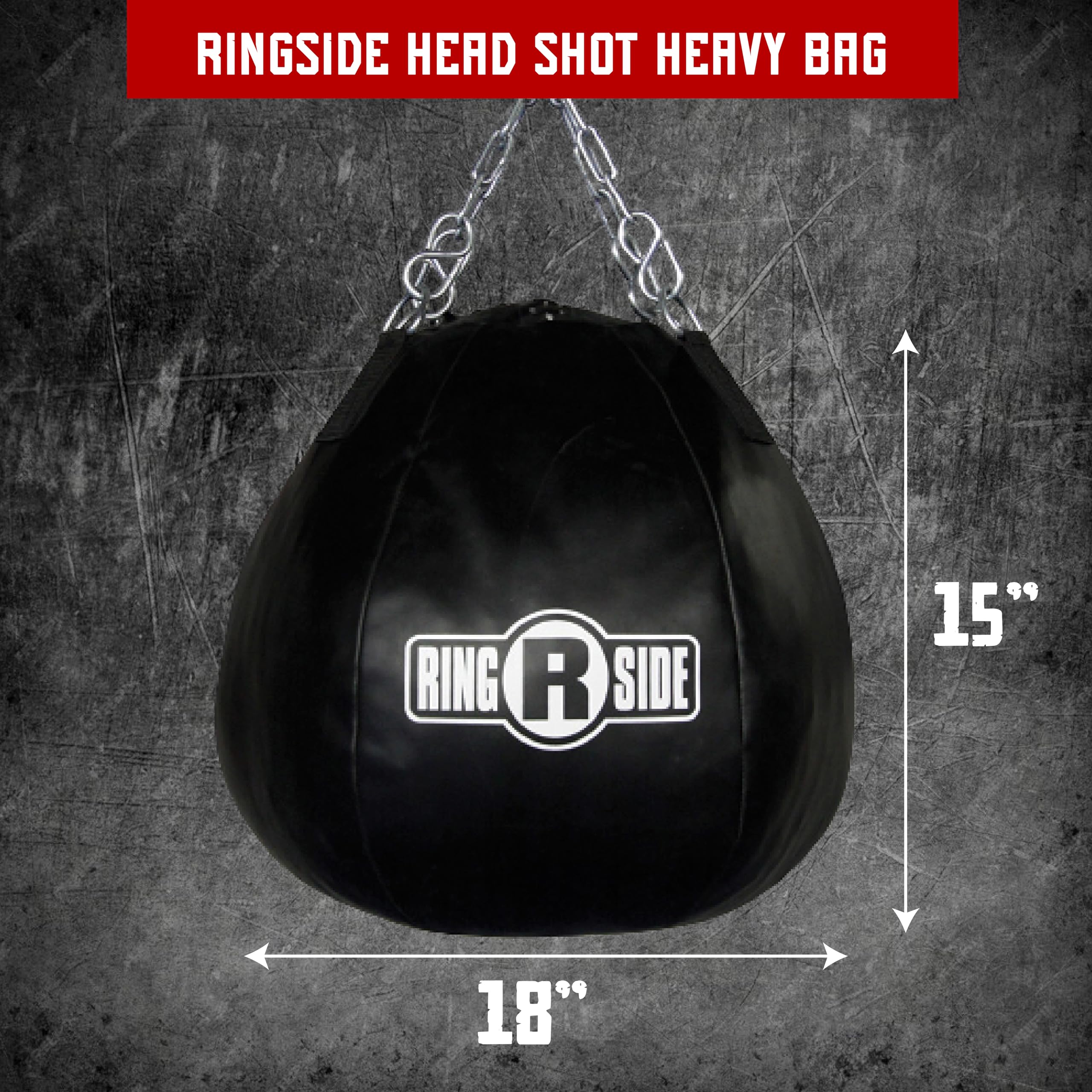 Ringside Head Shot Punching Bag - Boxing Training Equipment for Home & Gym - Improve Speed, Accuracy & Reflexes - Perfect for MMA, Kickboxing & Fitness Workouts