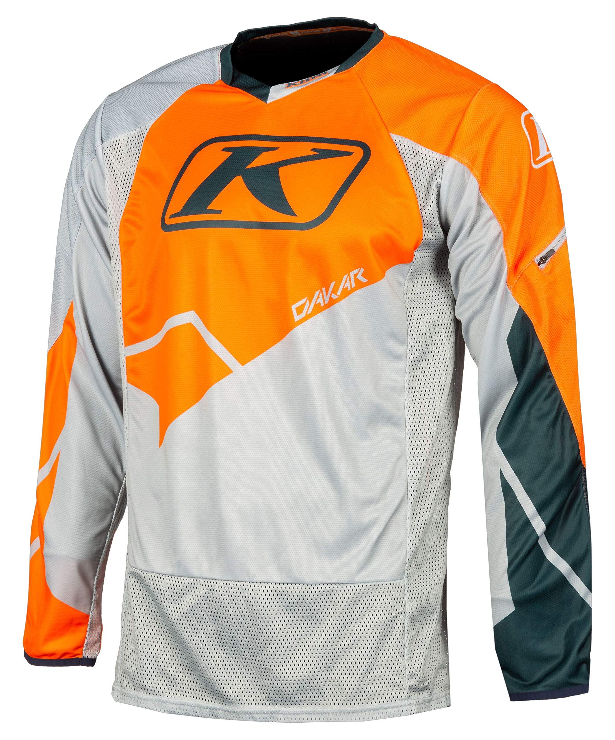 KLIM Men's Dakar Motorcycle Jersey - Breathable Off-Road Racing Shirt for Motocross & Enduro Riding - Perfect for Dirt Bike Adventures & Trail Riding