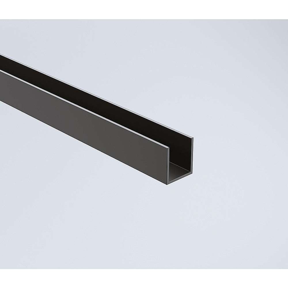 120x90cm Frameless Corner Shower Screen with Black Channel & Brass Hinges - Round Knob Handle for Modern Bathroom - Perfect for Small Spaces & Walk-in Showers