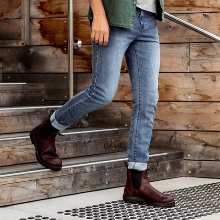 Blundstone 2130 Chelsea Boots for Men & Women - Waterproof Leather Work Boots with Comfortable Sole - Perfect for Outdoor, Hiking, and Casual Wear