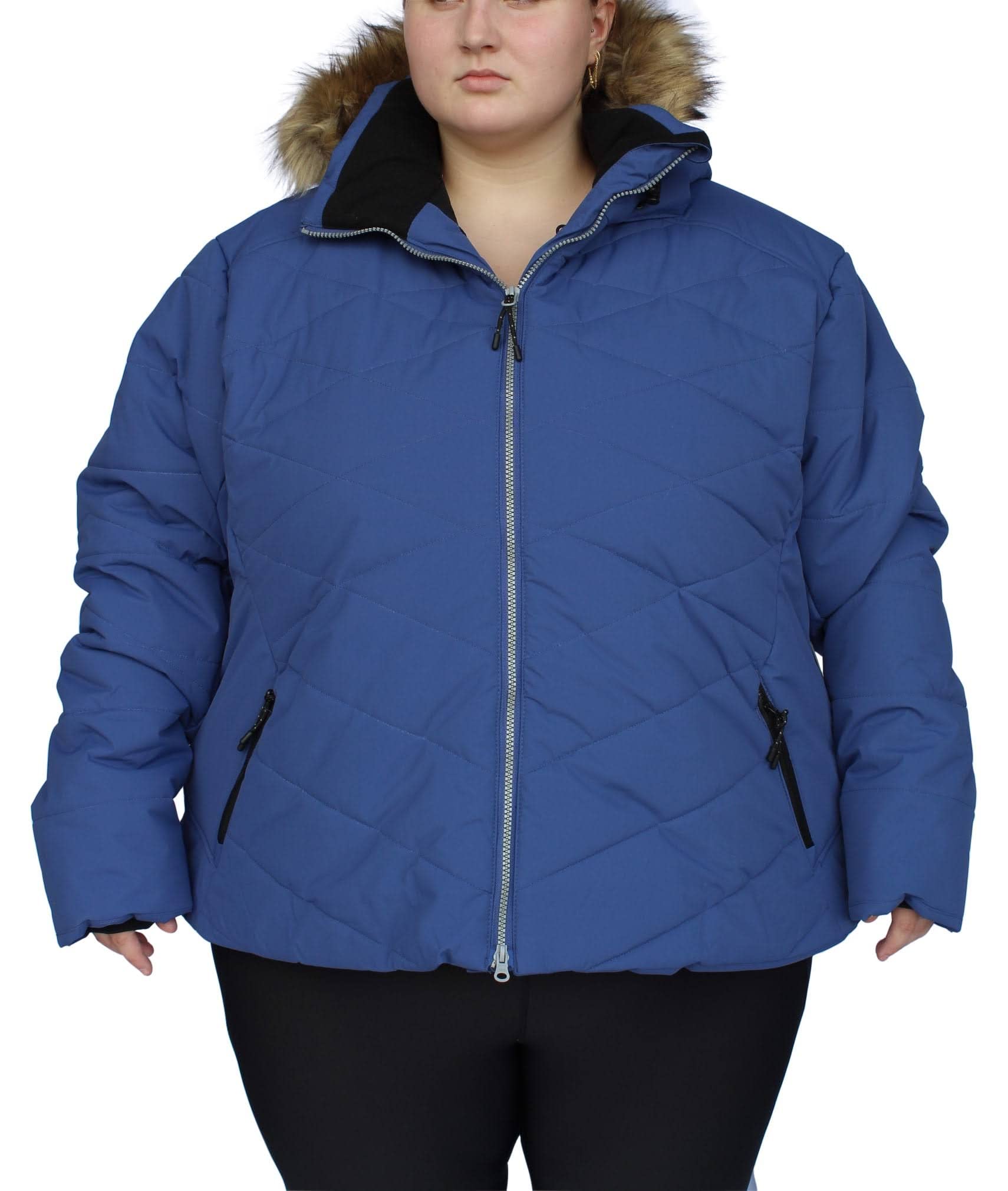 Women's Plus Size 1X-6X Vail Down Alternative Snow Jacket - Waterproof Winter Coat for Skiing, Snowboarding & Cold Weather - Snow Country Outerwear