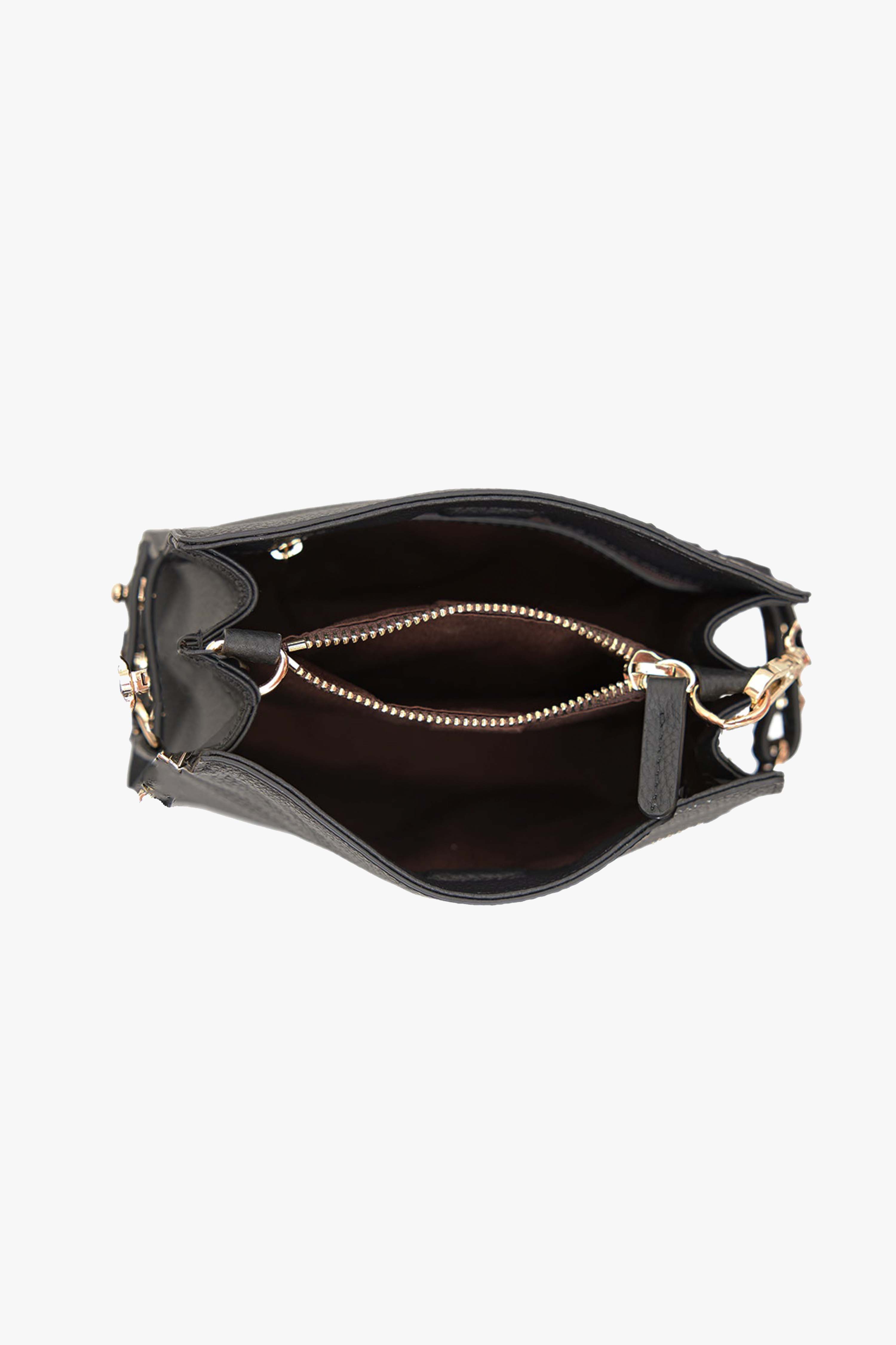 Birdie Black Mini Top Handle Square Crossbody Bag for Women - Stylish Small Shoulder Purse with Adjustable Strap, Perfect for Date Night, Travel & Everyday Use