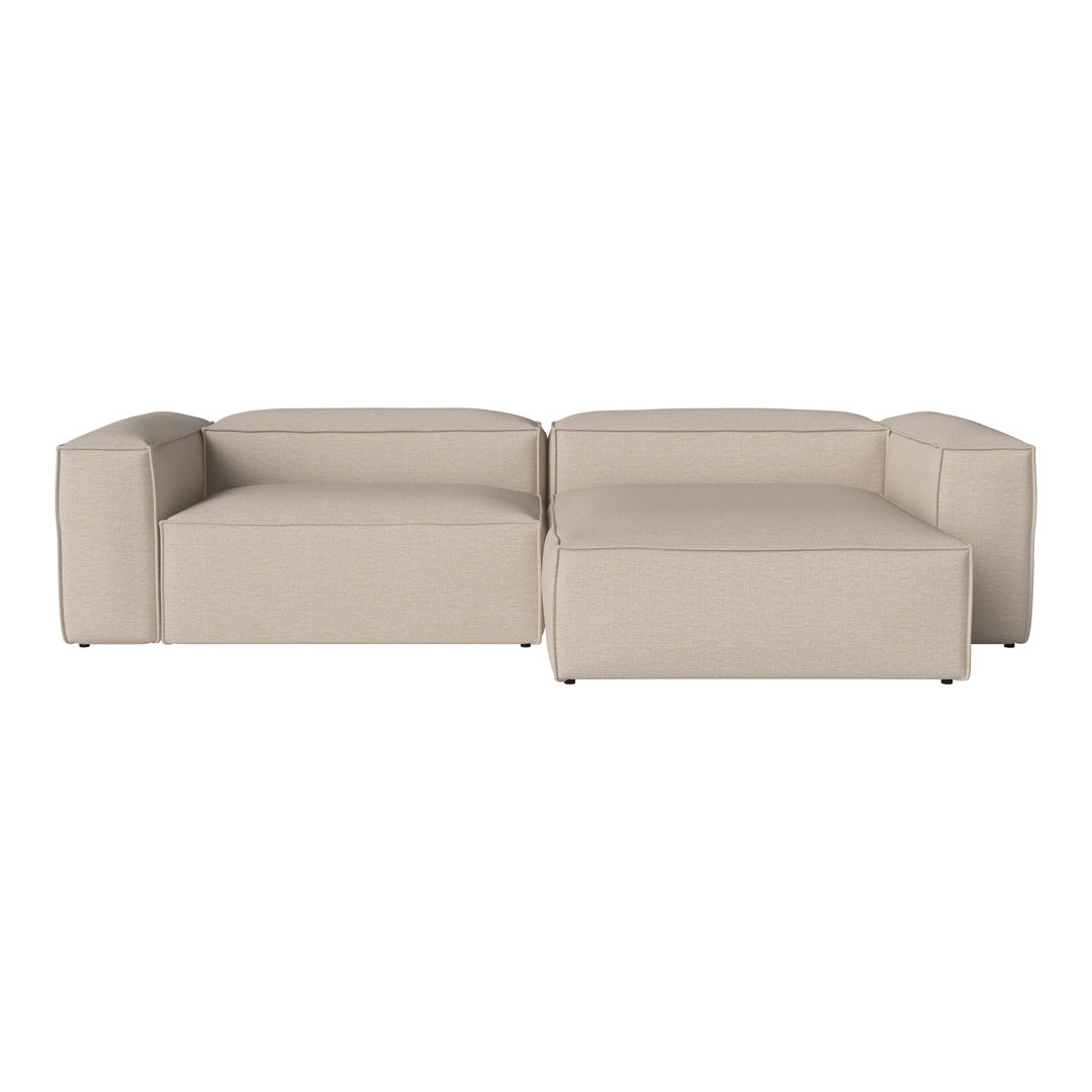 Cosima 2-Seater Sofa with Chaise Lounge - Modern Living Room Furniture for Small Spaces | Perfect for Apartments, Condos & Cozy Home Decor