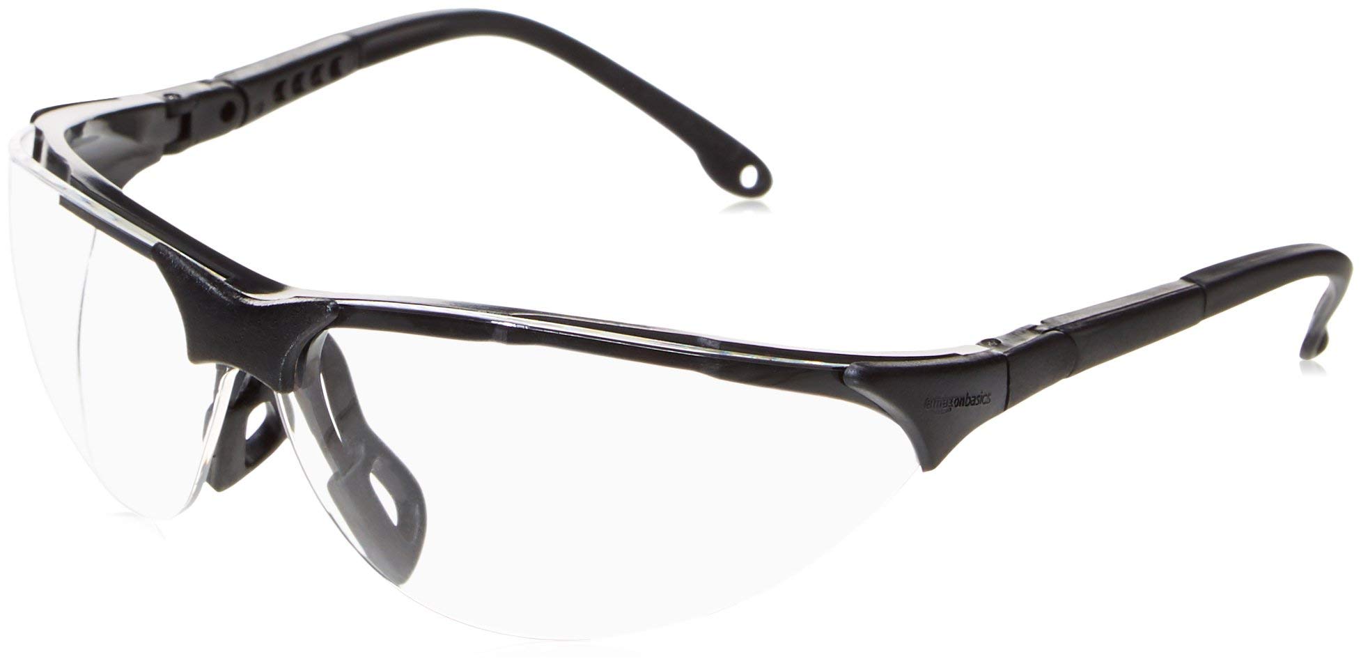 Amazon Basics R200 Anti-Fog Shooting Safety Glasses - Clear Lens Eye Protection for Shooting, Construction & DIY - 12-Pack (6.63 x 6.13 x 1.75 Inches) - Perfect for Range, Workshop & Outdoor Activities