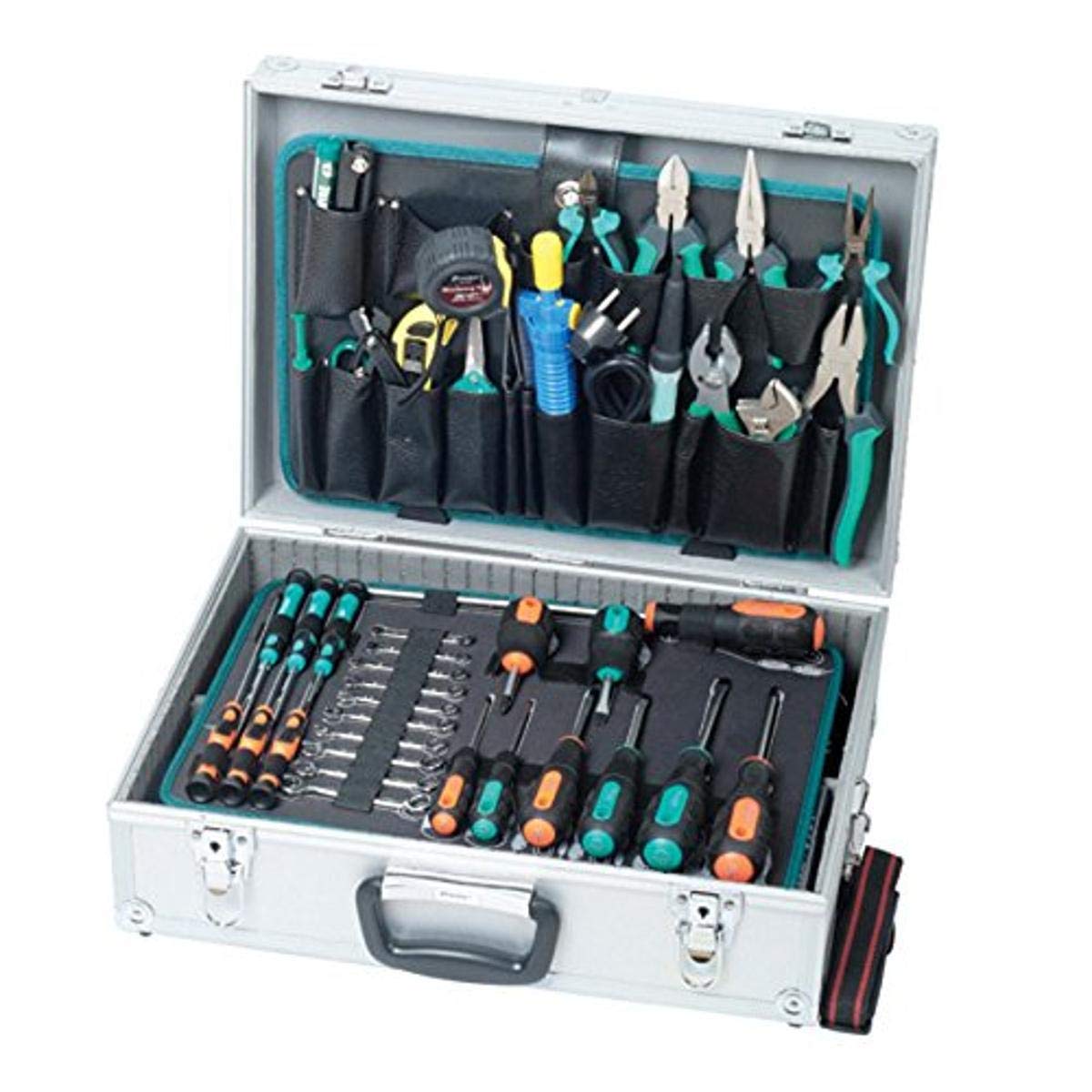 Pro'sKit PK-15307EI Professional Electronics Tool Kit with 107-Piece Set - Perfect for DIY Repairs, Computer Maintenance & Home Electrical Projects