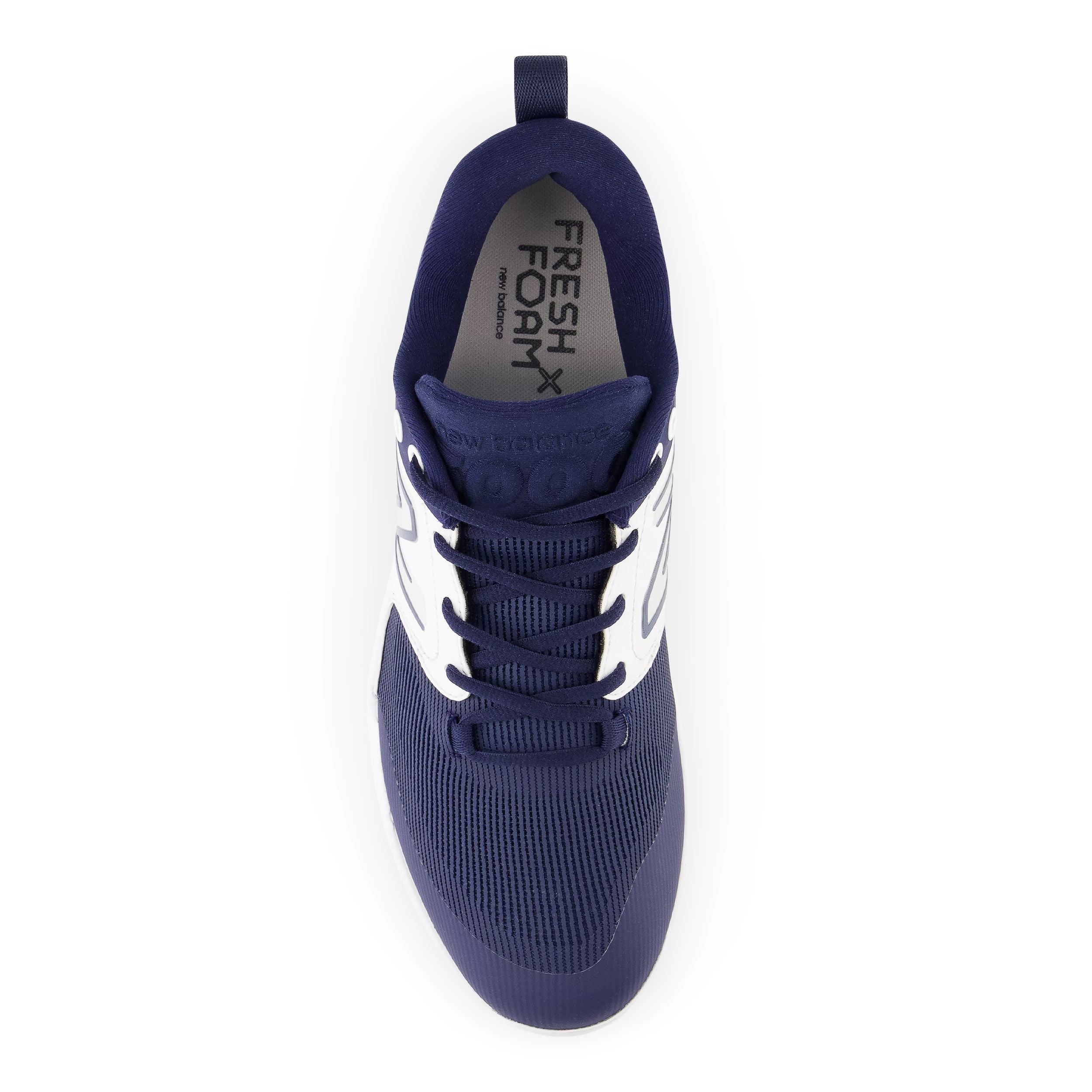 New Balance Fresh Foam 3000v6 Men's Baseball Cleats - Navy/White Low Metal Spikes for Traction & Comfort - Perfect for Baseball Games, Training & Field Sports