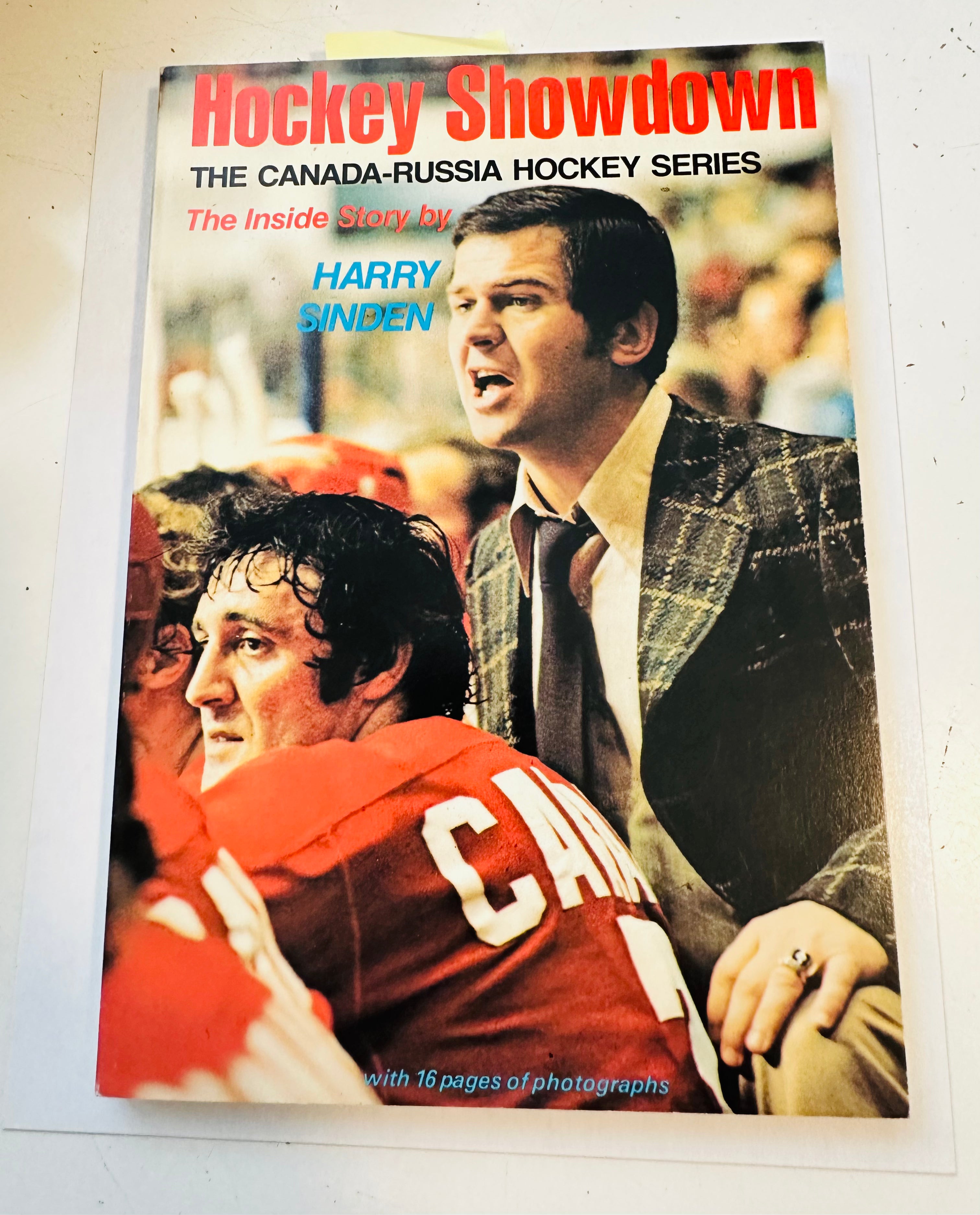 Frank Mahovlich Autographed Canada vs Russia Hockey Book with COA - Perfect for Hockey Fans, Collectors & Memorabilia Enthusiasts
