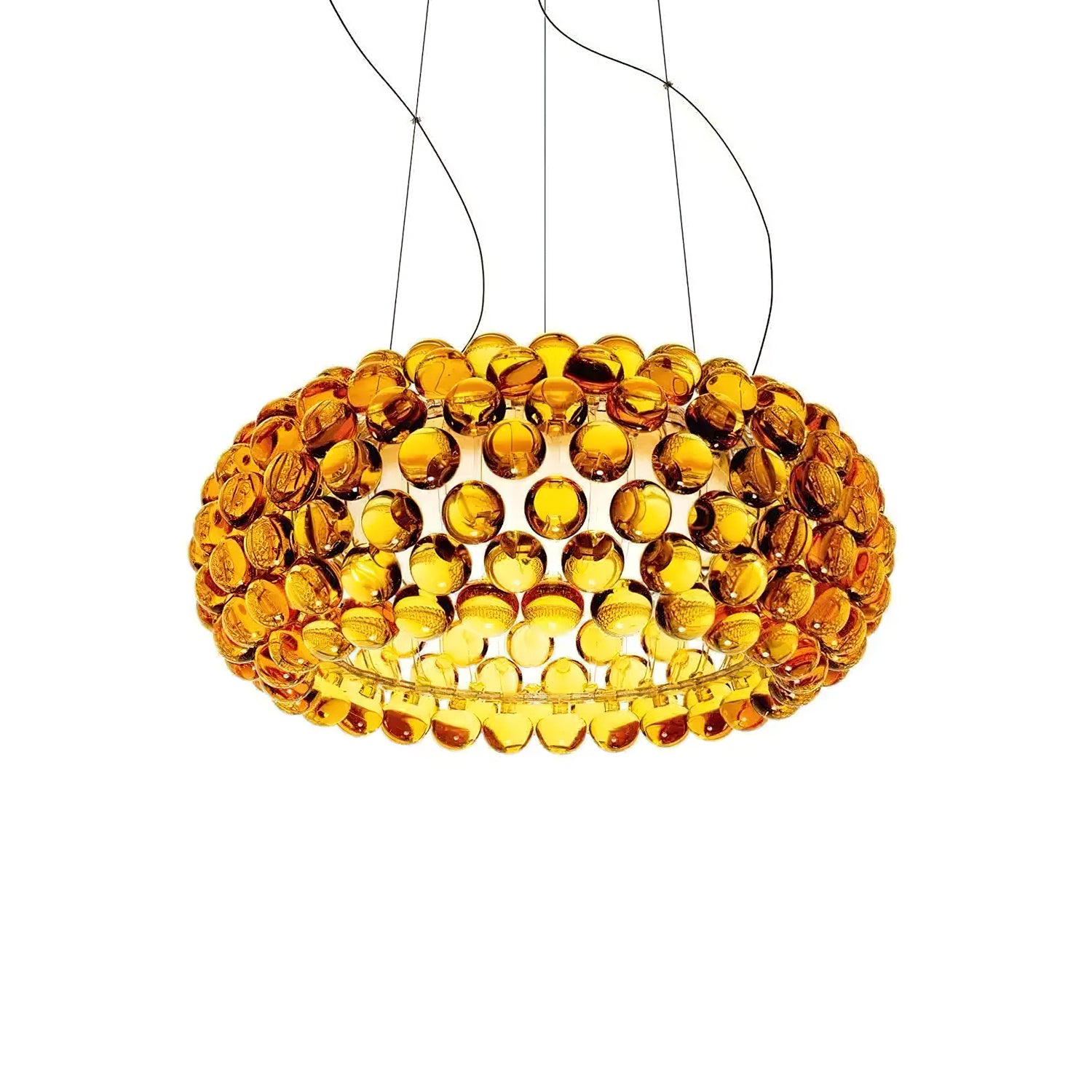 Elegant Caboche Pendant Light - Modern Glass Ceiling Lamp for Dining Room, Kitchen Island & Bedroom Decor