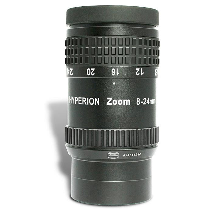 Baader Planetarium Hyperion 8mm-24mm Clickstop Zoom Eyepiece for Telescopes - Premium Wide Angle Astronomy Eyepiece for Stargazing, Moon & Planetary Observation