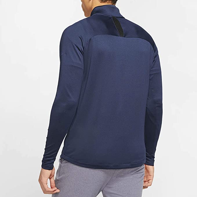 Nike Men's Dri-Fit Vapor 1/2 Zip Golf Pullover Top - Moisture Wicking, Breathable & Lightweight - Blue, Large - Perfect for Golfing, Training & Outdoor Activities