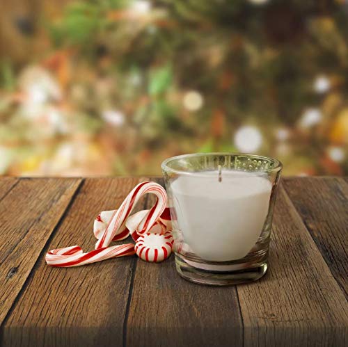 Glade Essential Oil Jar Candles - 2 Pack Air Freshener Scented Candles (3.4oz, Candy Cane Cheer) | Home Fragrance for Living Room, Bedroom & Bathroom