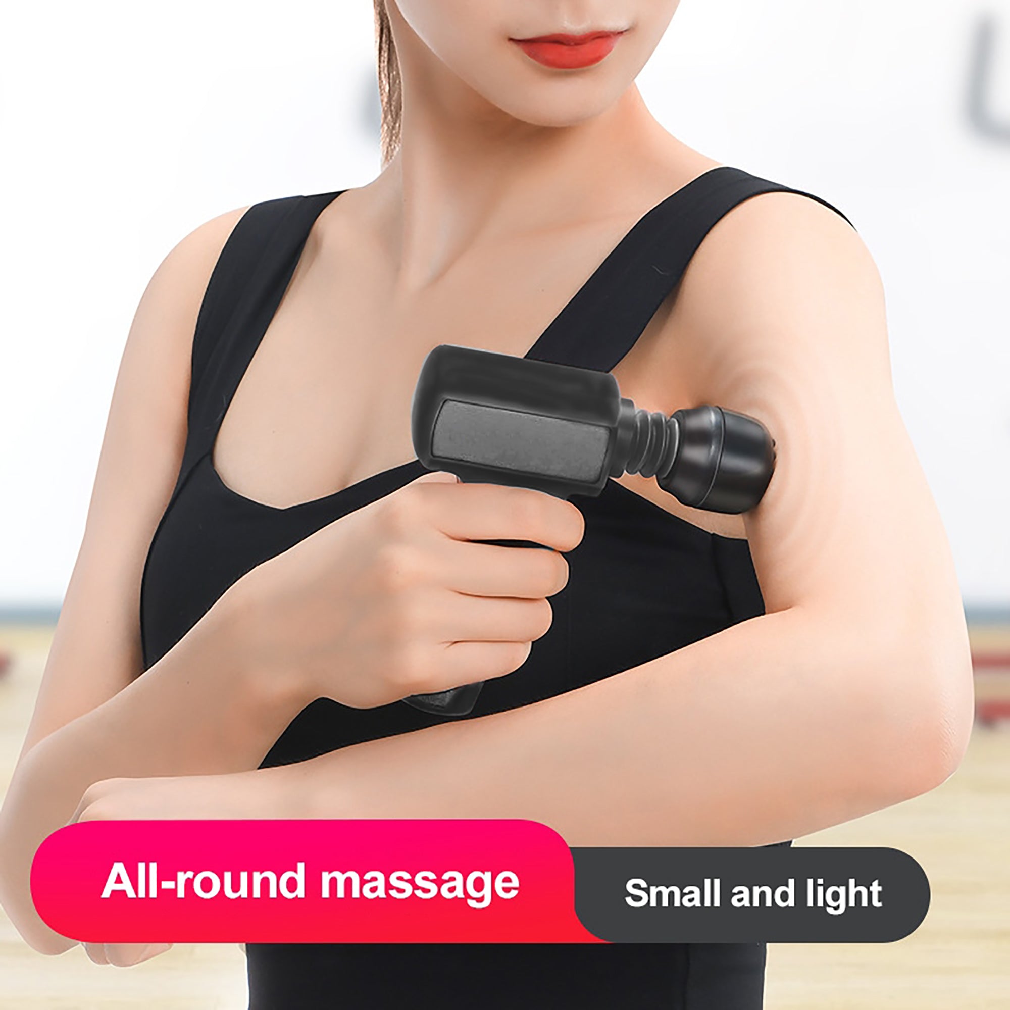 Portable Mini Fascia Massage Gun - Deep Tissue Muscle Massager for Pain Relief & Recovery - Perfect for Athletes, Gym Workouts & Post-Training Therapy