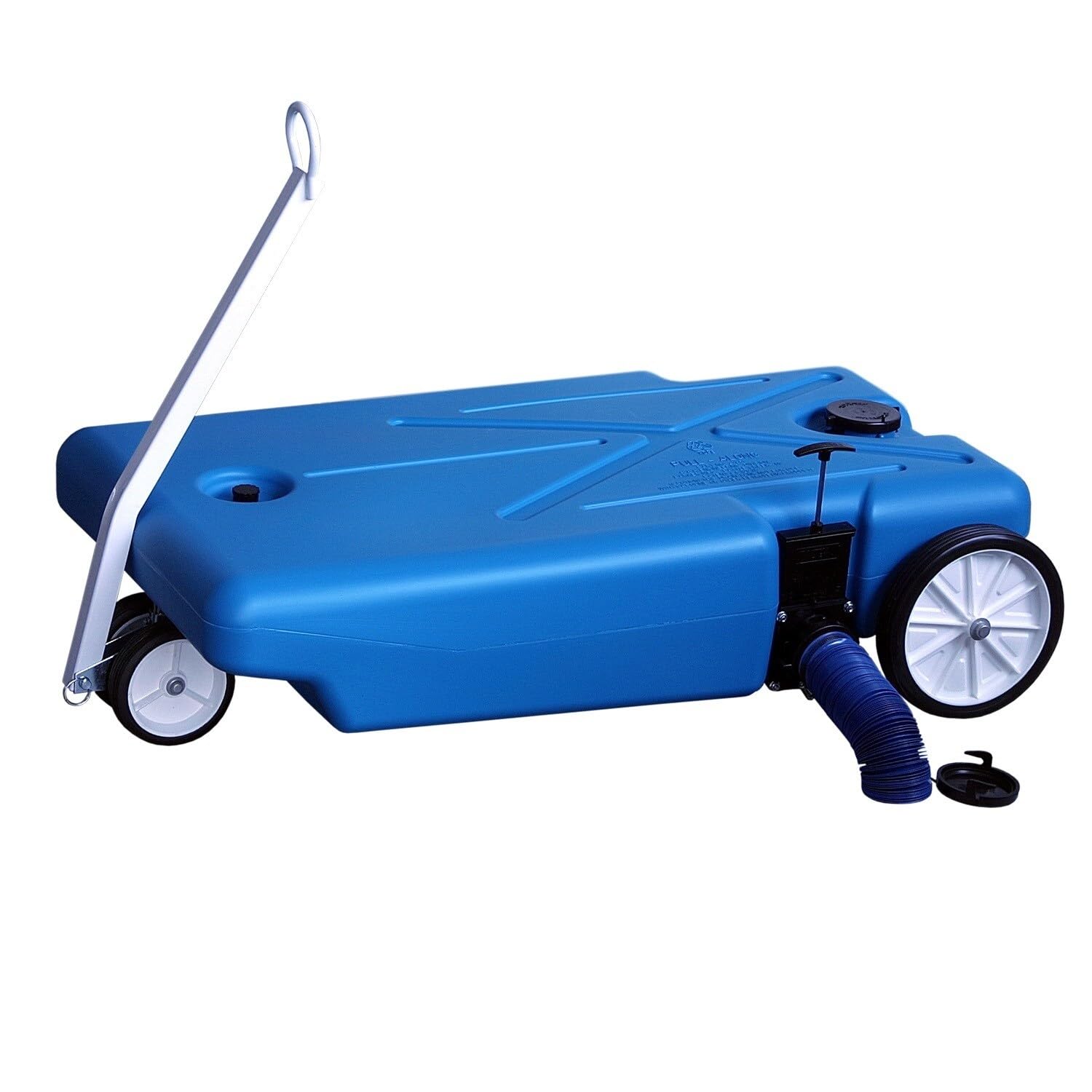 Barker 4-Wheeler Tote Tank - 32 Gallon Capacity (27844) - Heavy Duty Utility Tank for ATV, UTV & Farm Use - Blue - Perfect for Water Hauling, Fuel Transport & Agricultural Applications