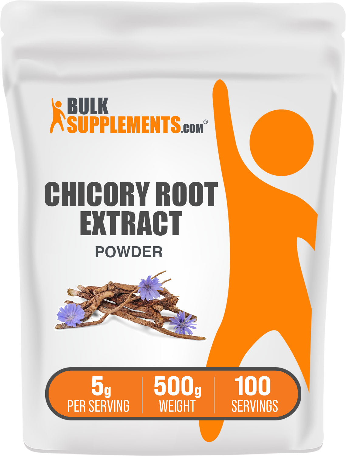 Organic Chicory Root Extract Powder for Digestion & Gut Health - Vegan, Keto-Friendly Prebiotic Fiber Supplement for Coffee, Smoothies & Baking