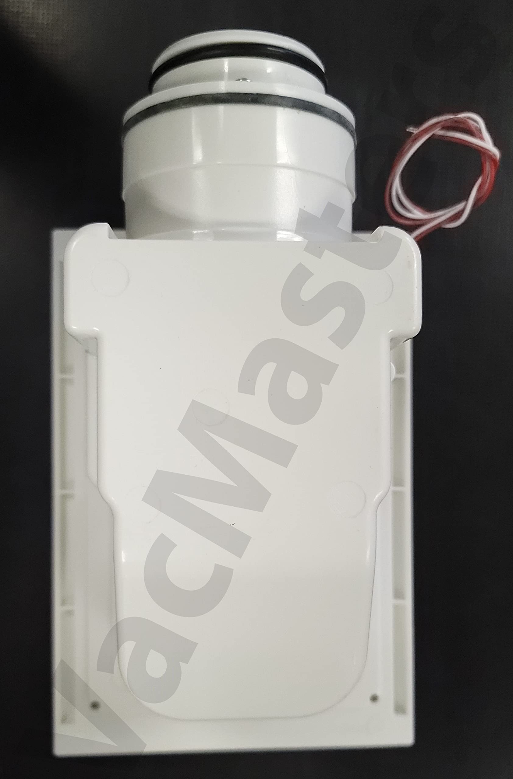 Hide-a-Hose Valve Trim Kit Replacement Part (White) - Compatible with HS4000W - Perfect for Central Vacuum System Repairs & Upgrades
