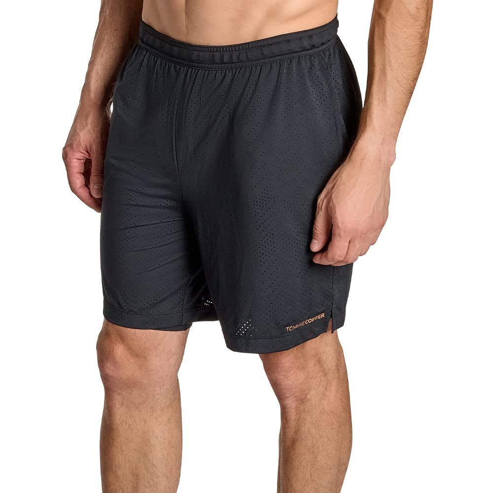 Tommie Copper Men’s 2-in-1 Compression Shorts - Breathable 4D Stretch Athletic Shorts with Sweat Wicking Technology for Running, Gym Workouts & Outdoor Sports | Comfortable Activewear for Training & Recovery