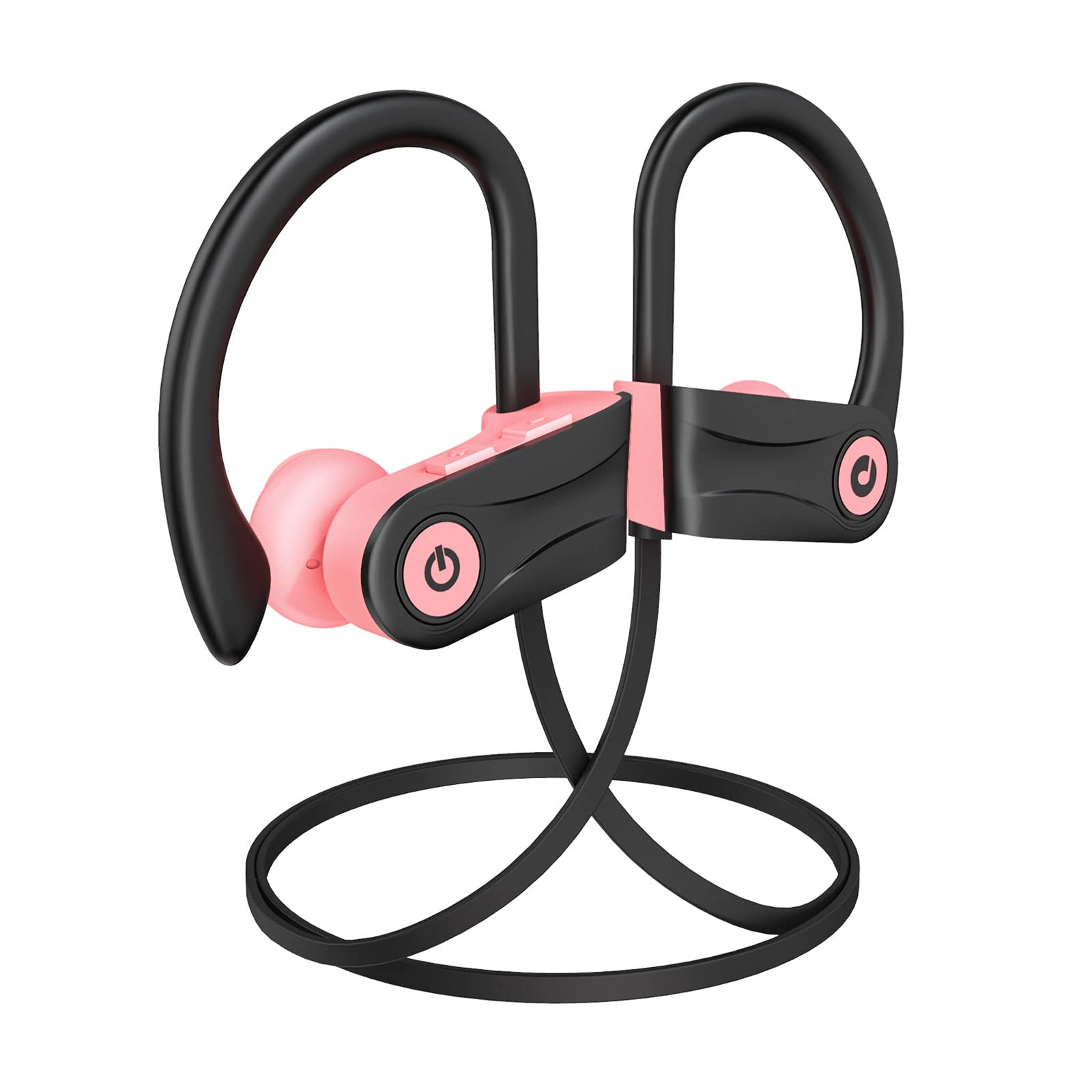 Boean Bluetooth 5.3 Wireless Earbuds - 16H Playtime, HD Deep Bass, IPX7 Waterproof, Noise Cancelling Headphones for Running, Gym & Workout | Sports & Travel Headset