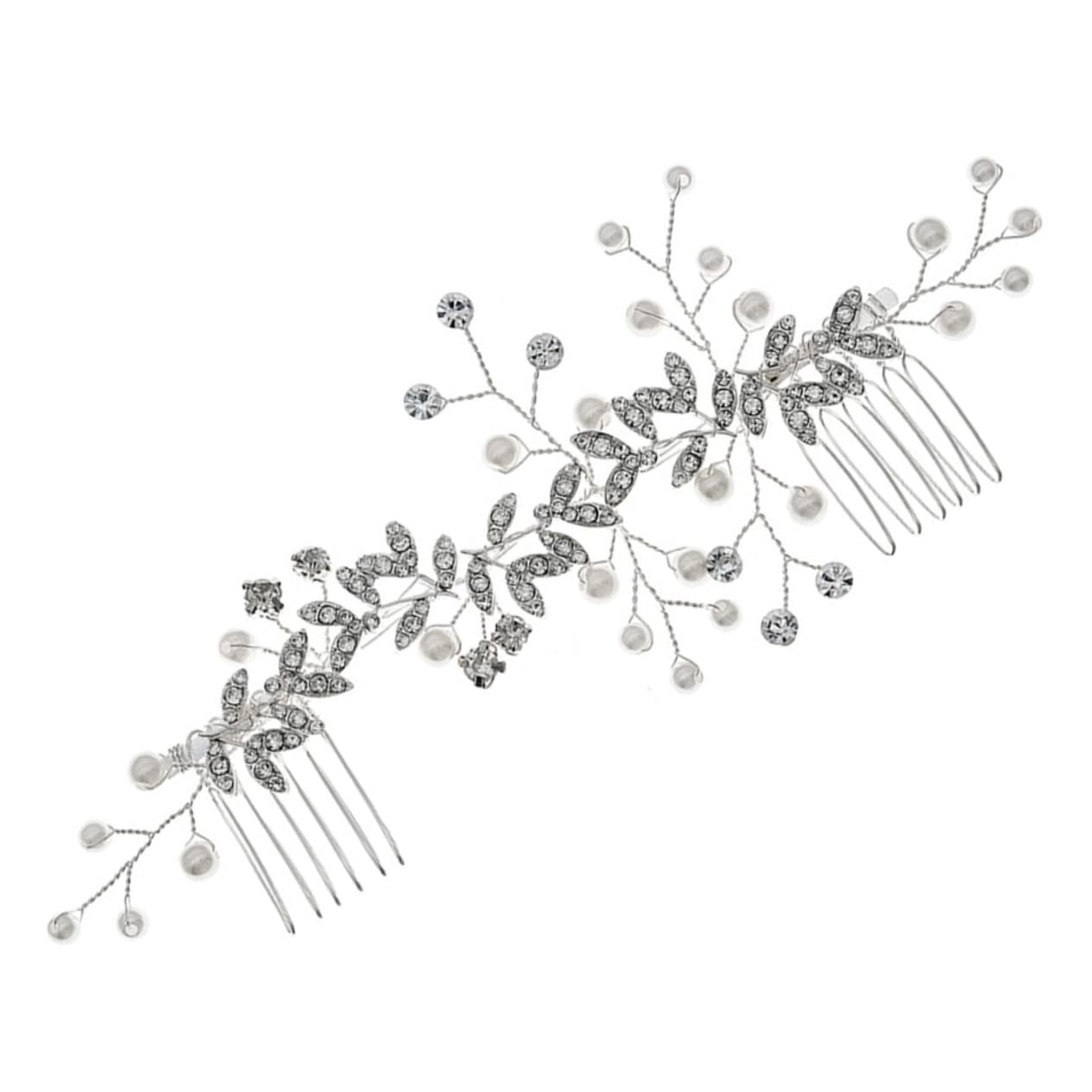 Beaupretty Crystal Rhinestone Bridal Hair Comb - Wedding Hair Accessories for Women, Brides, and Girls - Elegant Hairpiece for Bridal Shower, Prom, and Special Occasions