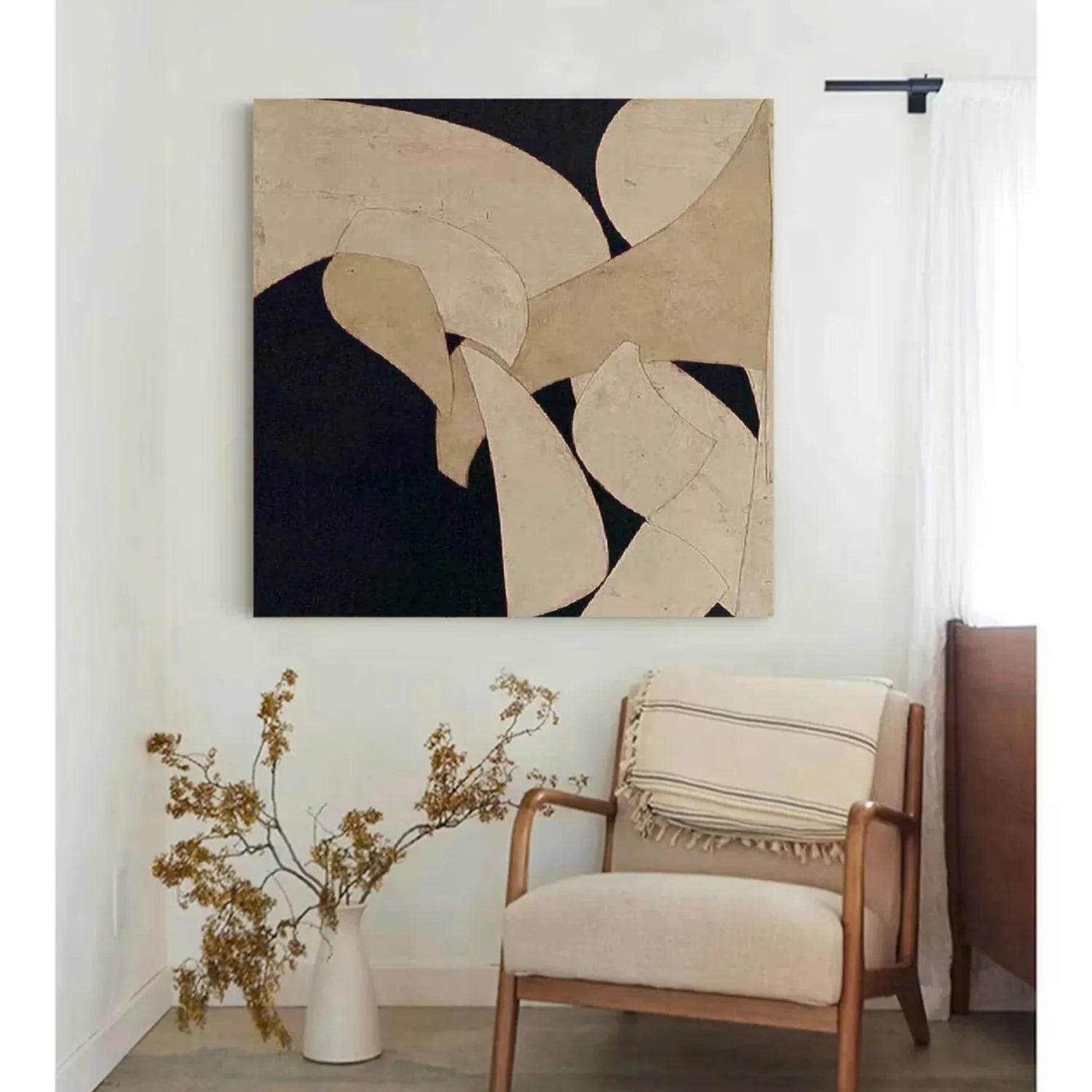 Abstract Tranquility Art Painting #WS149 - Modern Canvas Wall Art for Living Room, Bedroom & Office Decor