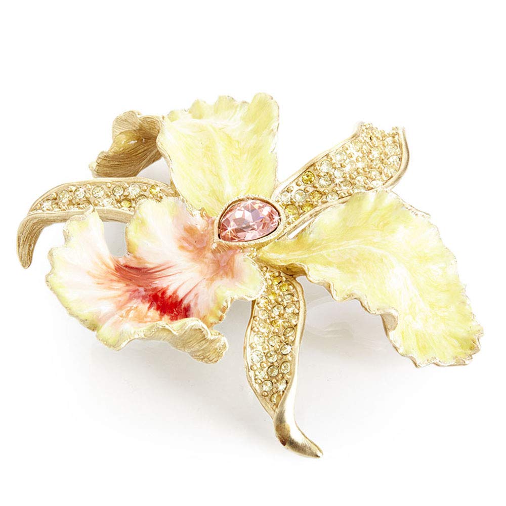 Jay Strongwater Leya Orchid Tabletop Decor - Elegant Home Accent for Dining Tables, Coffee Tables & Shelves