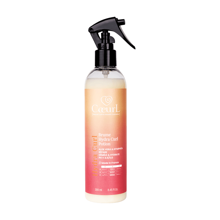Coeurl Hydra Curl Mist - Hydrating Leave-In Spray for Curly Hair - Enhance Curls & Reduce Frizz - Perfect for Daily Styling & Revitalizing Dry Hair
