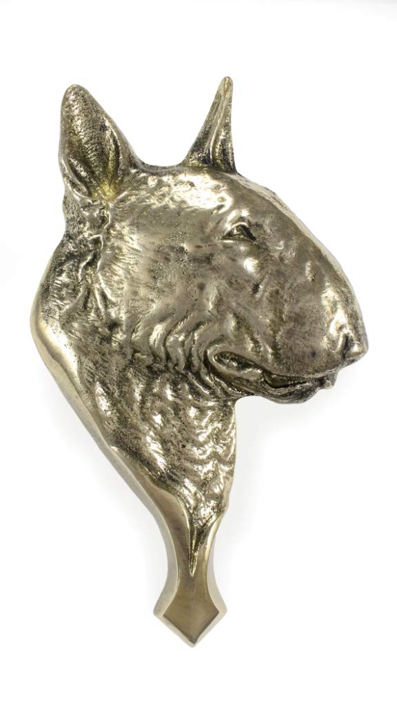 Limited Edition Bull Terrier Dog Door Knocker - Handcrafted Artdog Decor for Pet Lovers - Perfect for Front Door, Garden Gate & Pet Room Decor