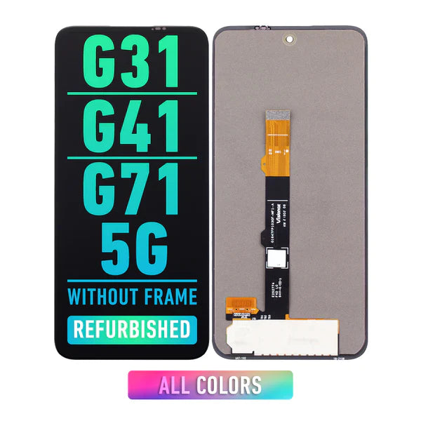 Motorola Moto G31 XT2173 / G41 XT2167 / G71 5G XT2169 OLED Screen Replacement - Refurbished LCD Display Assembly Without Frame (Black/Blue/White) for DIY Phone Repair & Home Fixing