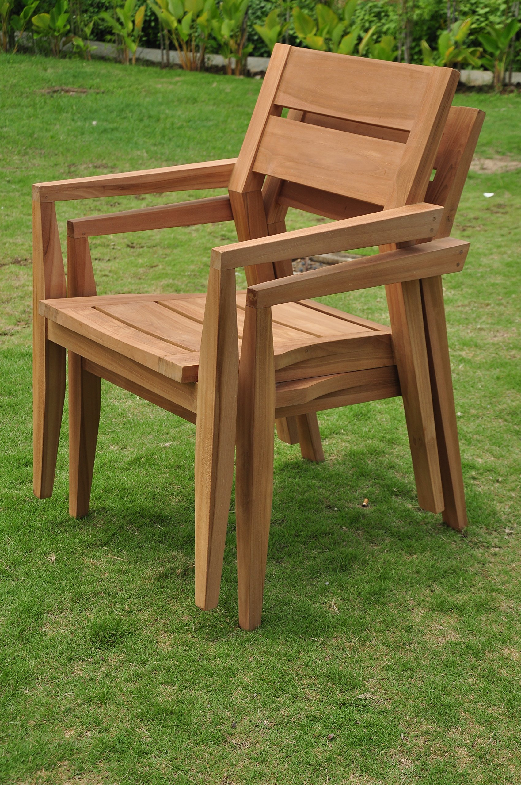 Premium 3-Piece Outdoor Teak Patio Dining Set - 36
