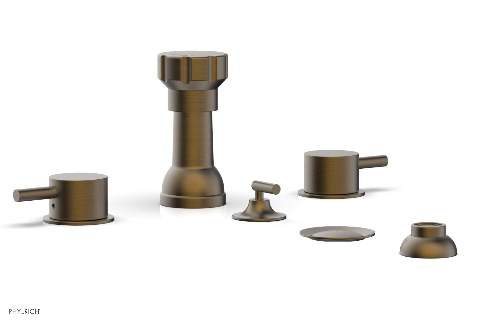 Premium BASIC II 4-Hole Bidet Faucet Set with Lever Handles - 230 63 Series - Perfect for Modern Bathroom Renovations & Hygienic Upgrades