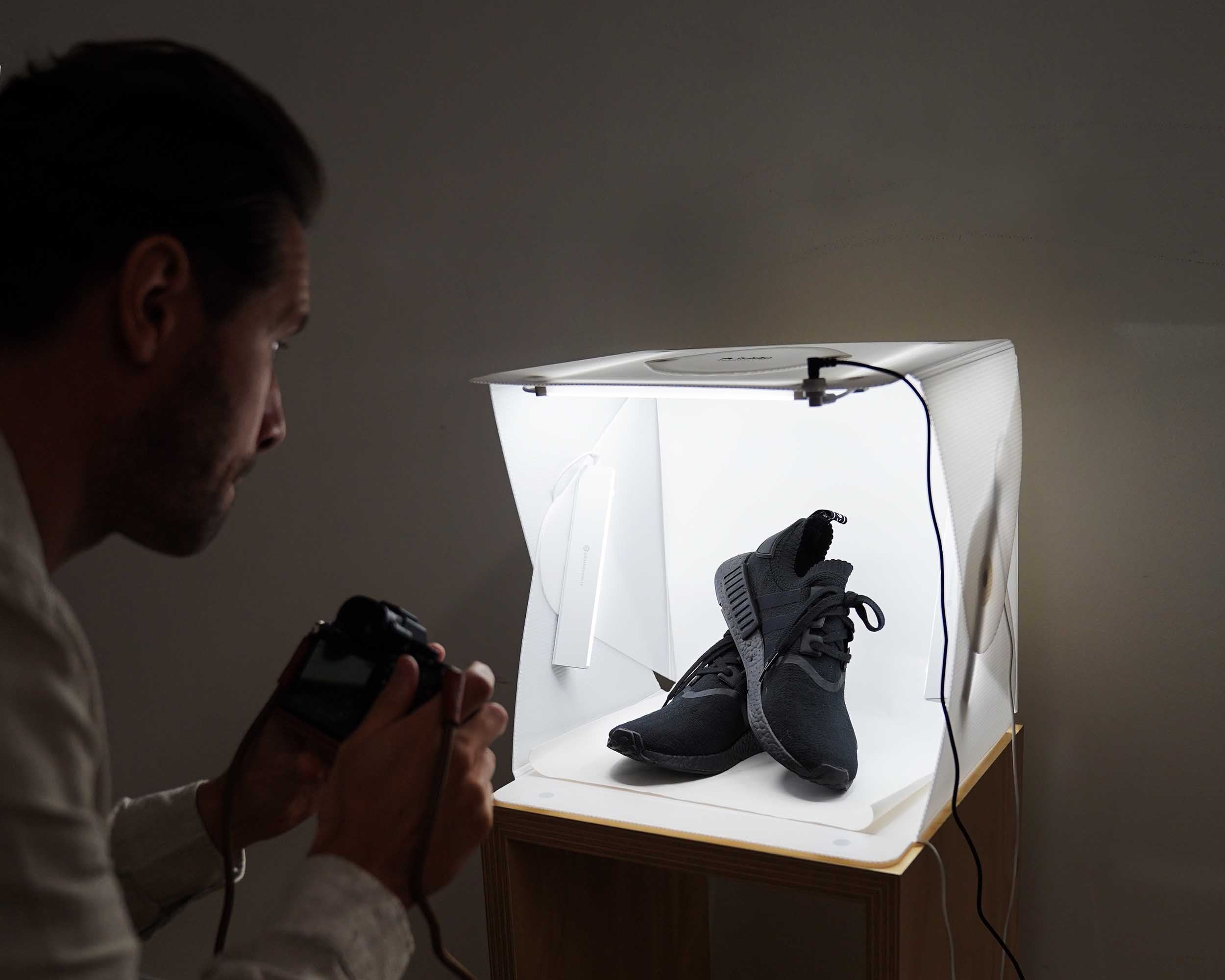 Foldio2 Plus 15 Inch Portable Photo Studio Light Box with LED Lighting Kit - Perfect for Product Photography, Jewelry, Small Items & Ecommerce Listings