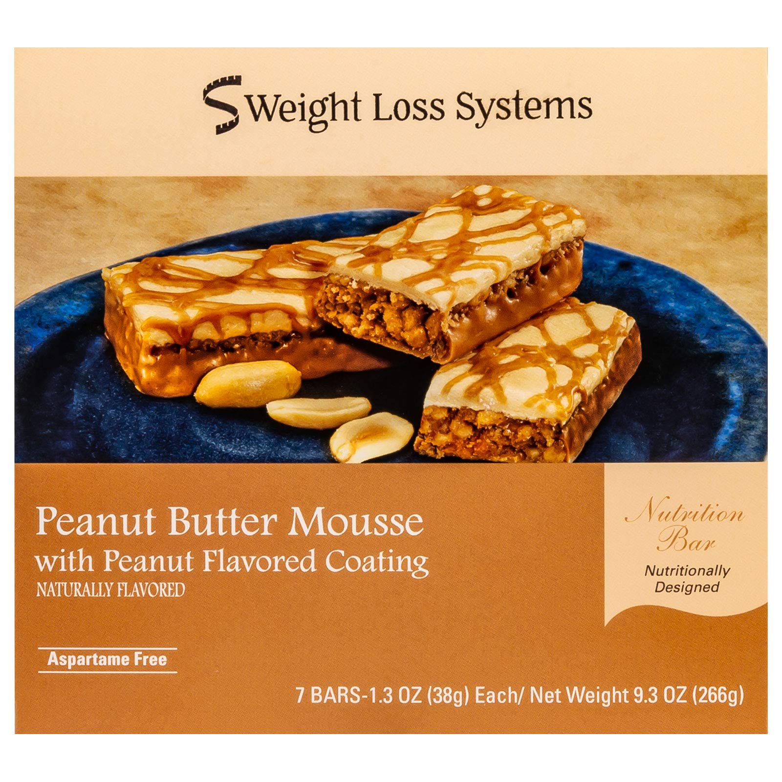 Best Weight Loss Protein Bars - Peanut Butter Mousse (7 Pack) | High Protein, Low Calorie & Fat | Gluten Free Snacks for Diet & Fitness | Perfect for Workout Recovery & Healthy On-the-Go Meals