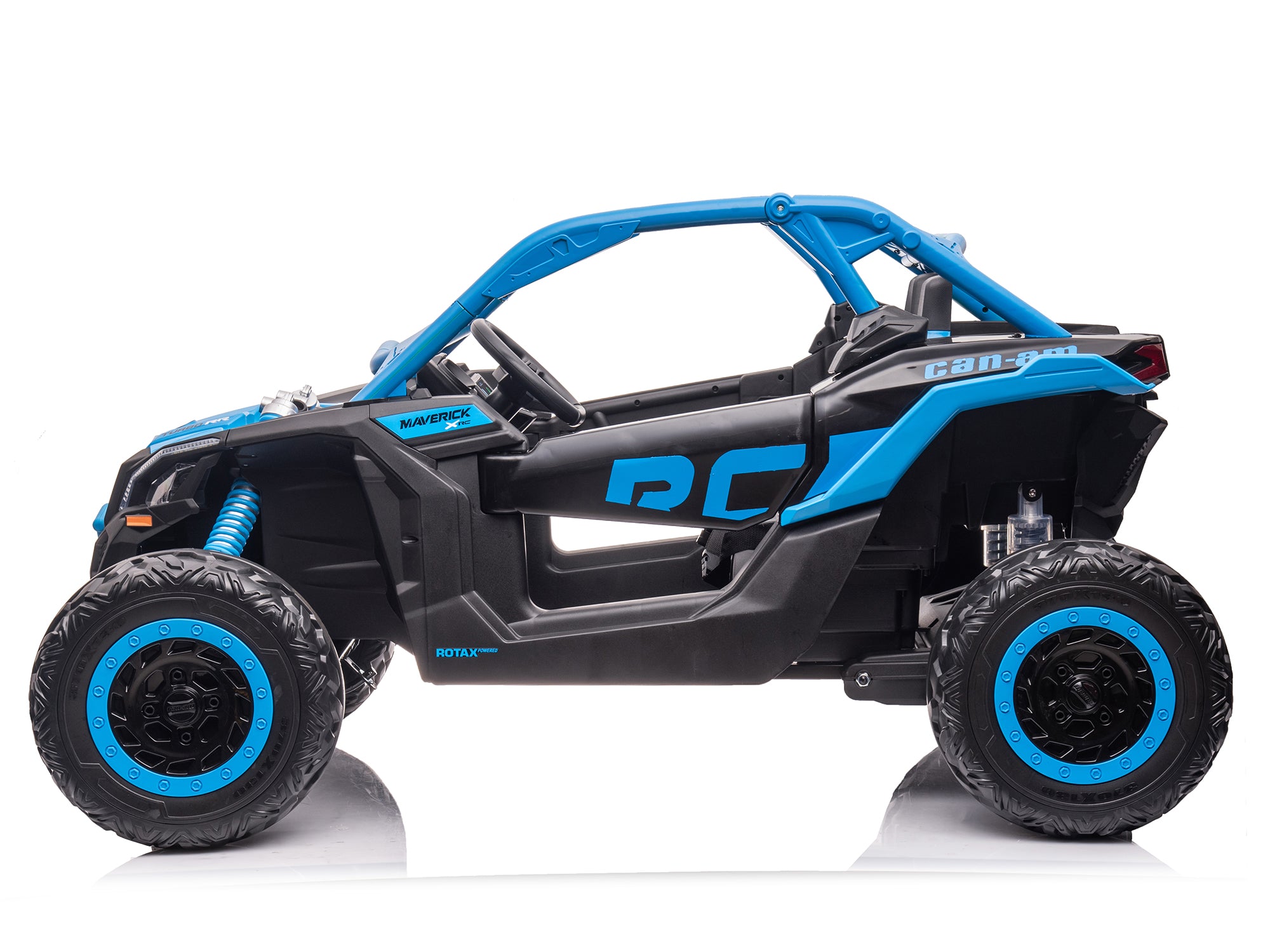 24V Can Am Maverick X3 Kids Ride-On Buggy - Electric Toy Car for Boys & Girls, Blue - Perfect for Outdoor Play, Backyard Adventures & Birthday Gifts