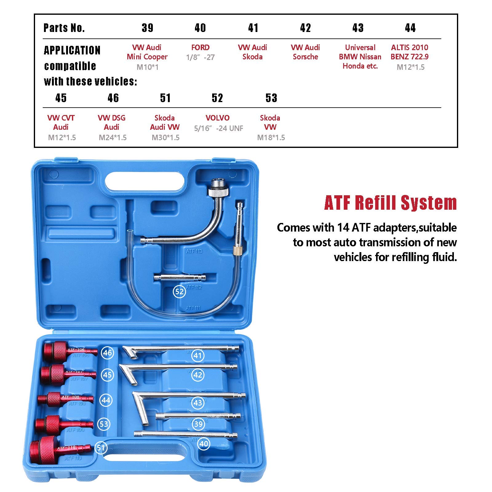 WINTOOLS 8L Dual-Port Pneumatic ATF Oil Fluid Extractor Pump Kit with 14-Piece Adapter Set for Automatic Transmission Fluid Change | Professional Garage & DIY Car Maintenance Tool
