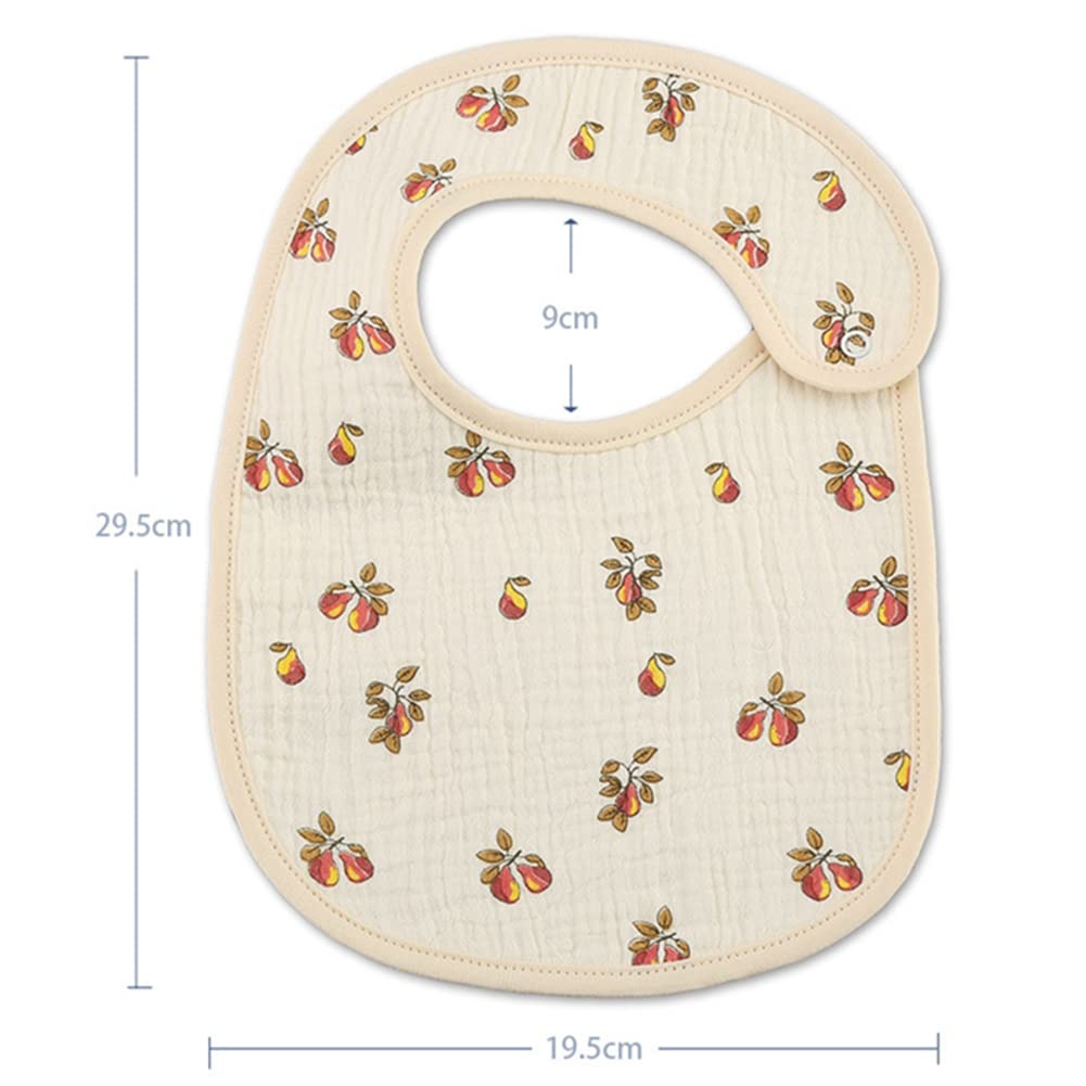 ISAKEN 2 Pack Waterproof Baby Bibs - Soft Bandana Drool Bibs & Burp Cloths for Newborns, Infants & Toddlers - Perfect for Feeding, Teething & Messy Playtime