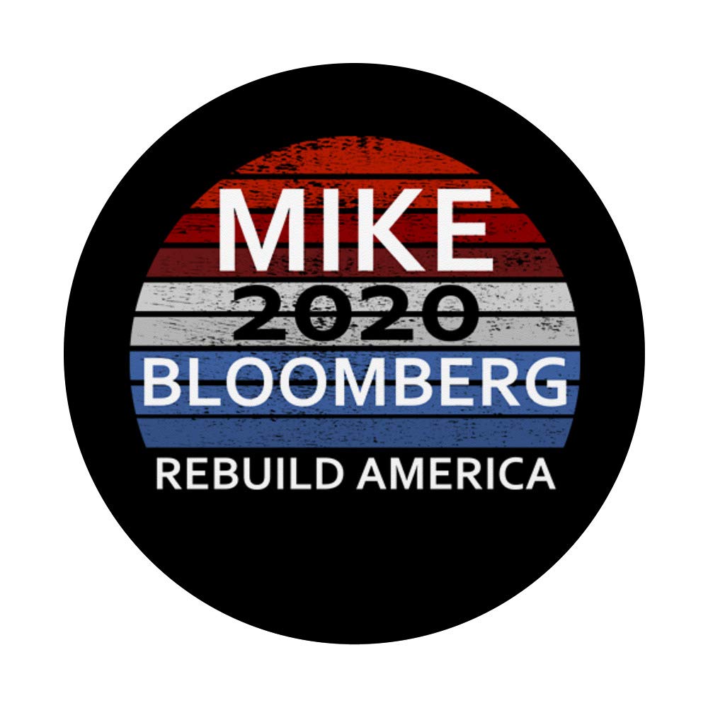 Michael Bloomberg 2020 Election PopSockets - Phone Grip & Stand for iPhone, Samsung, Tablets - Perfect for Campaign Support, Political Events & Daily Use