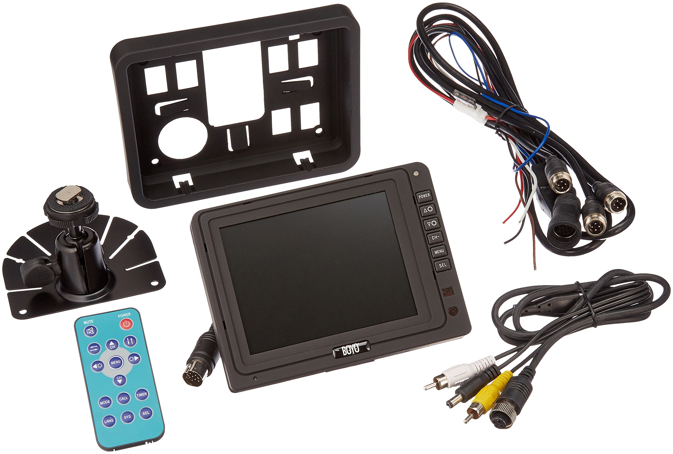 BOYO VTM5000 5-Inch TFT-LCD Rear View Backup Camera Monitor for Trucks, SUVs & RVs - Waterproof HD Display for Safe Parking & Reversing