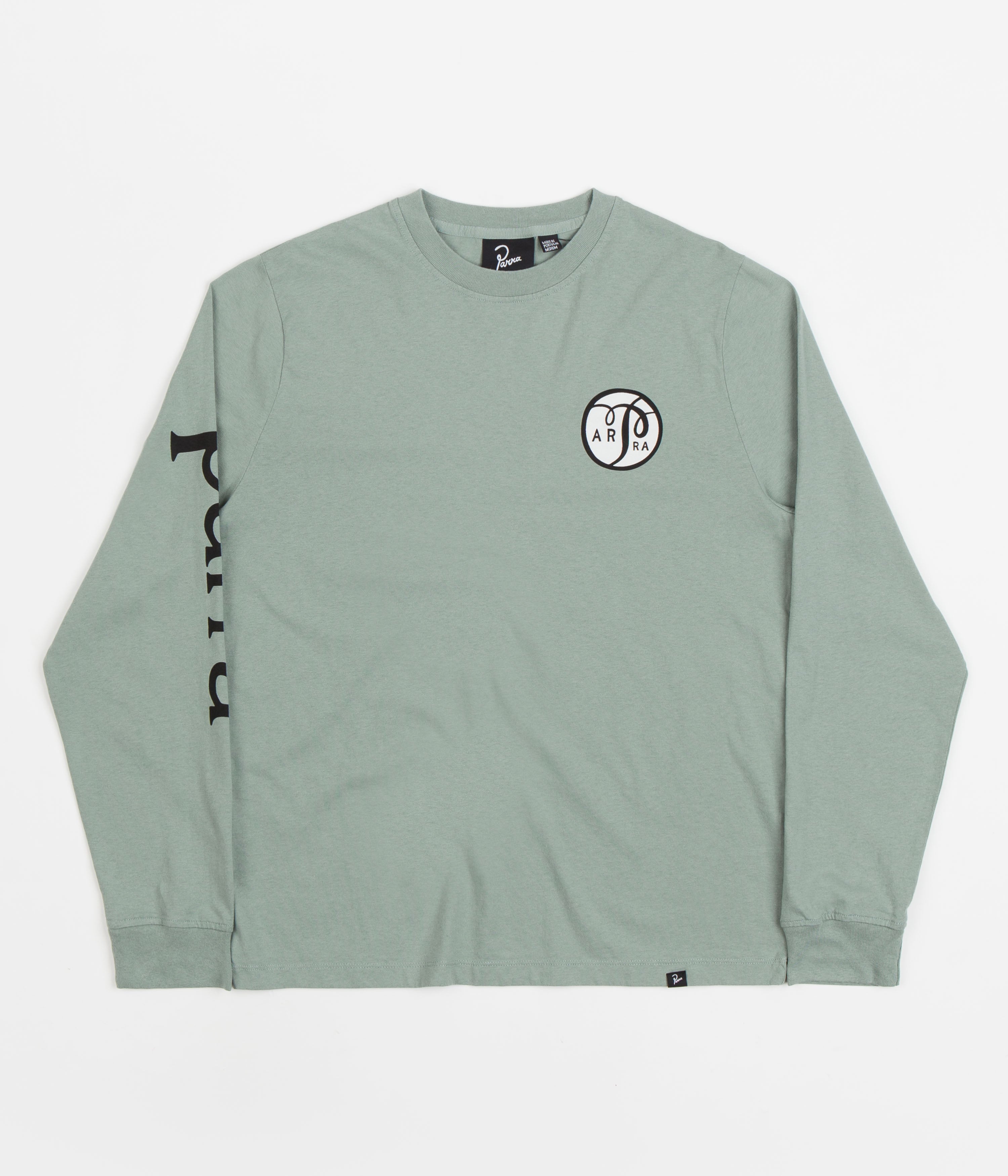 Parra The Lost Ring Long Sleeve T-Shirt in Pistache - Stylish Streetwear for Casual Outings & Music Festivals