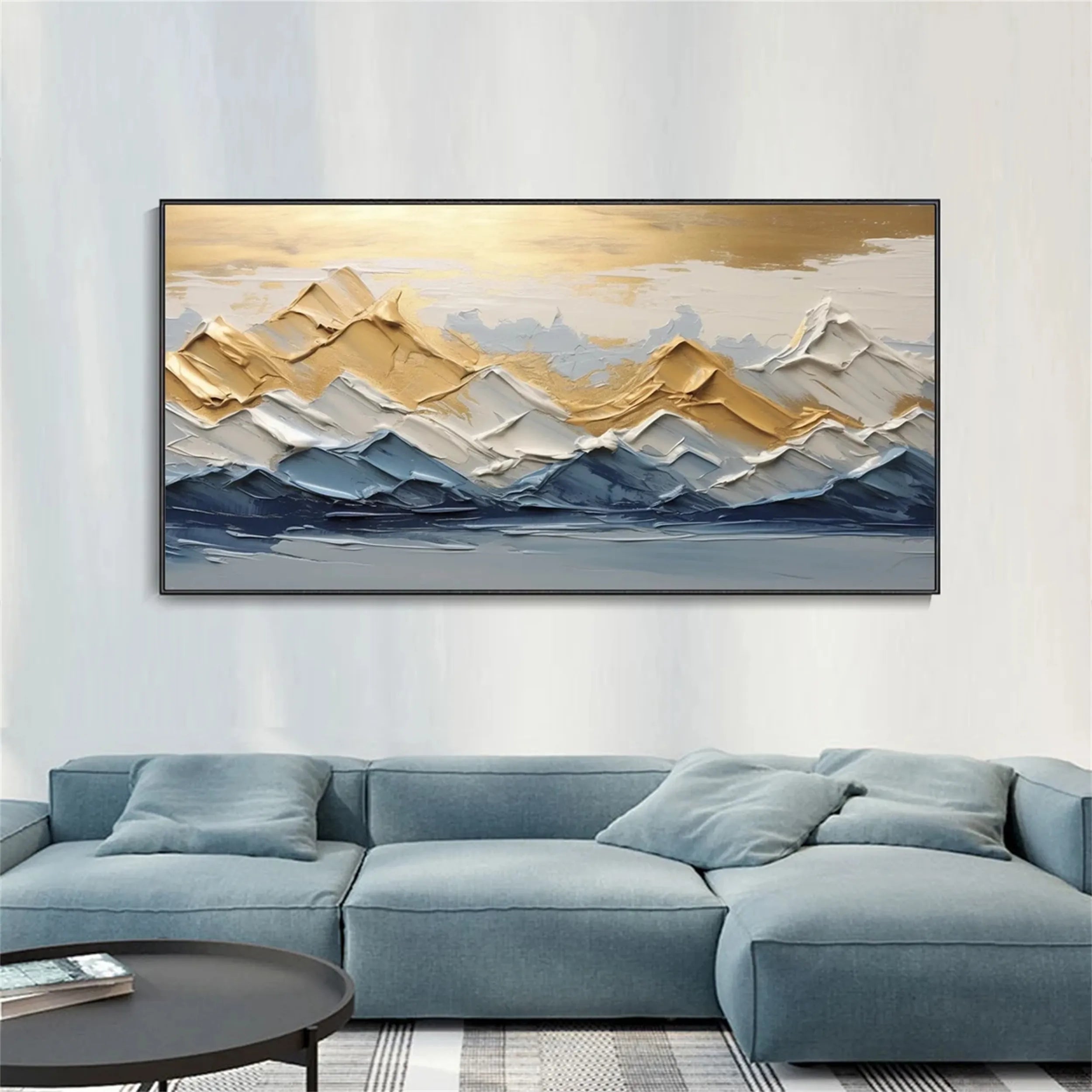 Minimalist Textured Plaster Art Painting - Modern Abstract Wall Decor for Living Room, Bedroom & Office #MM257