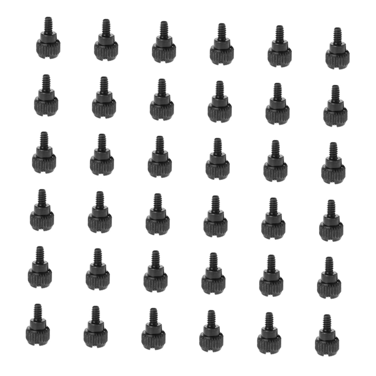 OSALADI 100pcs Black Oxide Computer Case Screws - Chassis Fixing Screws for PC Build, Repair & Maintenance | Durable Computer Accessories for DIY, Upgrades & Hardware Installation