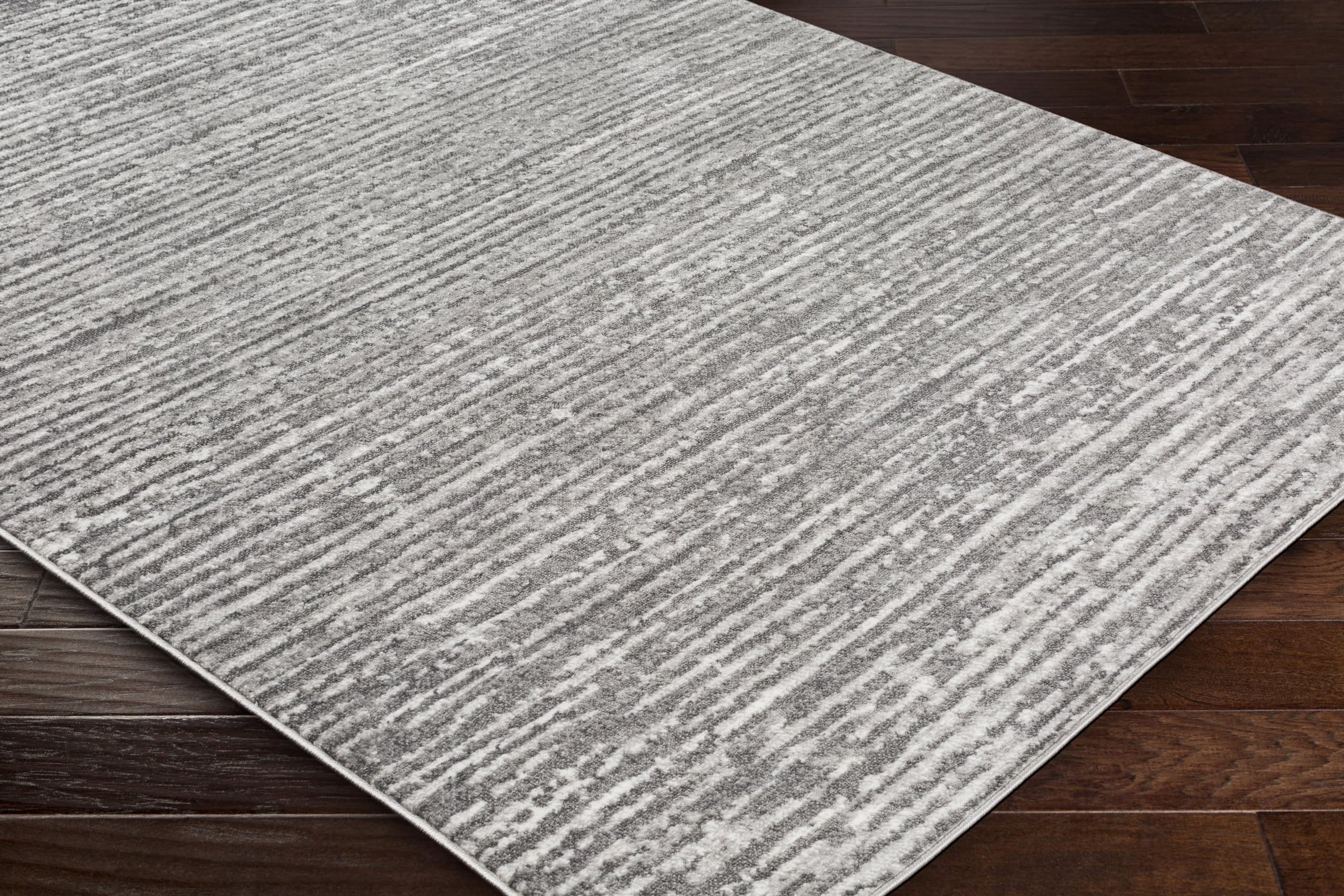 Mark&Day Delisle Modern Light Gray Square Area Rug 5'3
