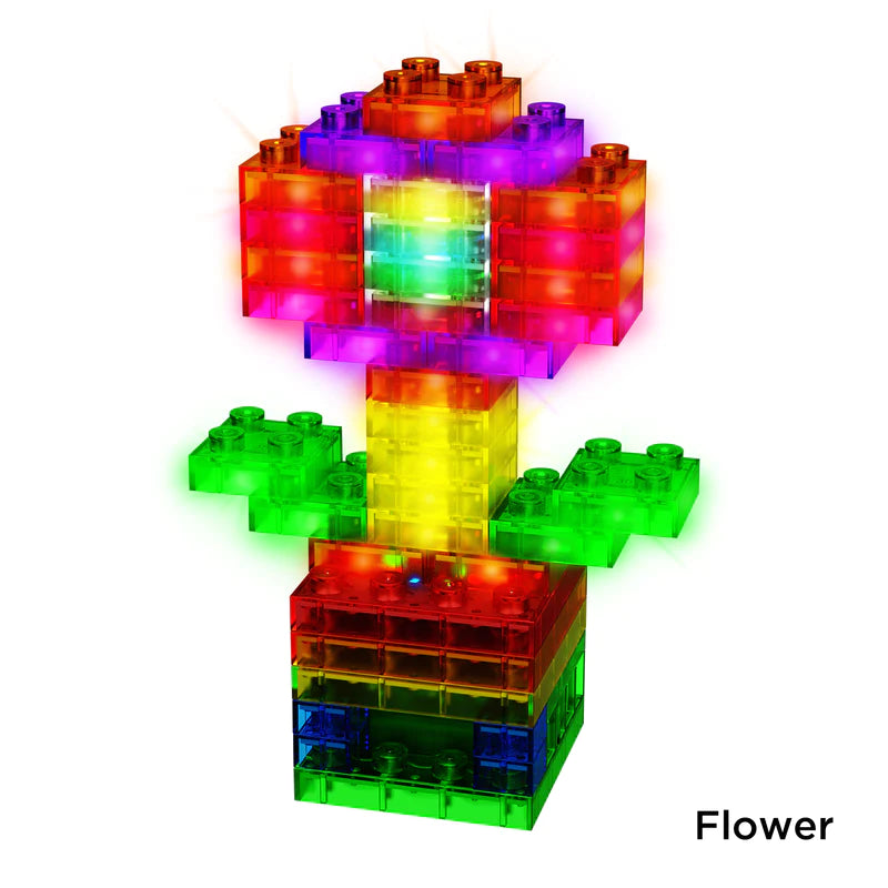 Circuit Blox™ BYO Sound & Touch Activated Light Show Kit - DIY Electronic Building Blocks for Kids & Teens - Perfect for STEM Learning, Science Projects & Interactive Play at Home or School