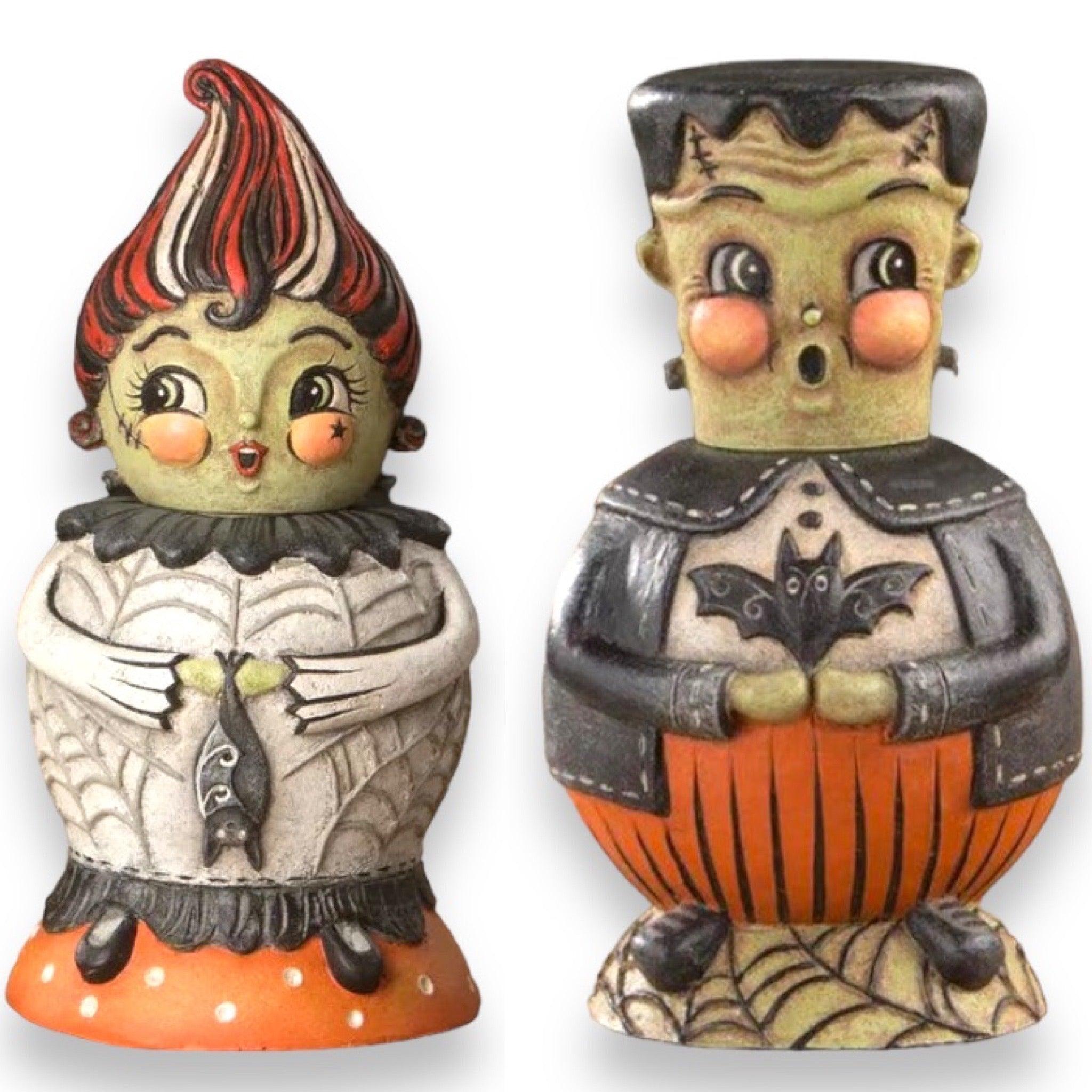 Johanna Parker Bride Batty Spooks Jar - Retired Halloween Collectible - Perfect for Spooky Home Decor & Gift for Halloween Lovers