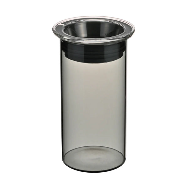 Hario Colours Glass Coffee Canister - Airtight Storage for Fresh Coffee Beans & Grounds - Perfect for Kitchen, Office, or Coffee Shop Use