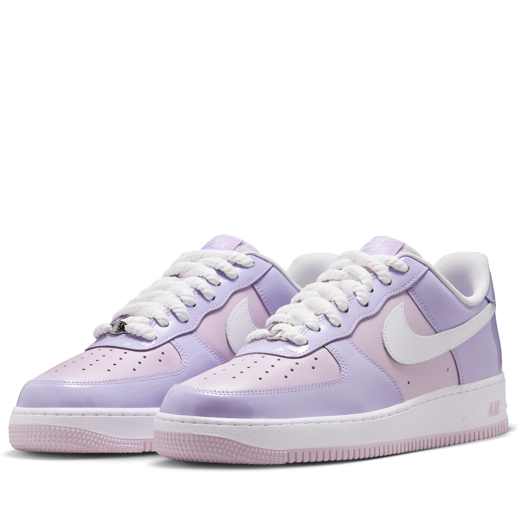 Nike Air Force 1 '07 LV8 Sneakers - Hydrangeas/White Colorway - Men's/Women's Casual Shoes for Streetwear & Everyday Wear